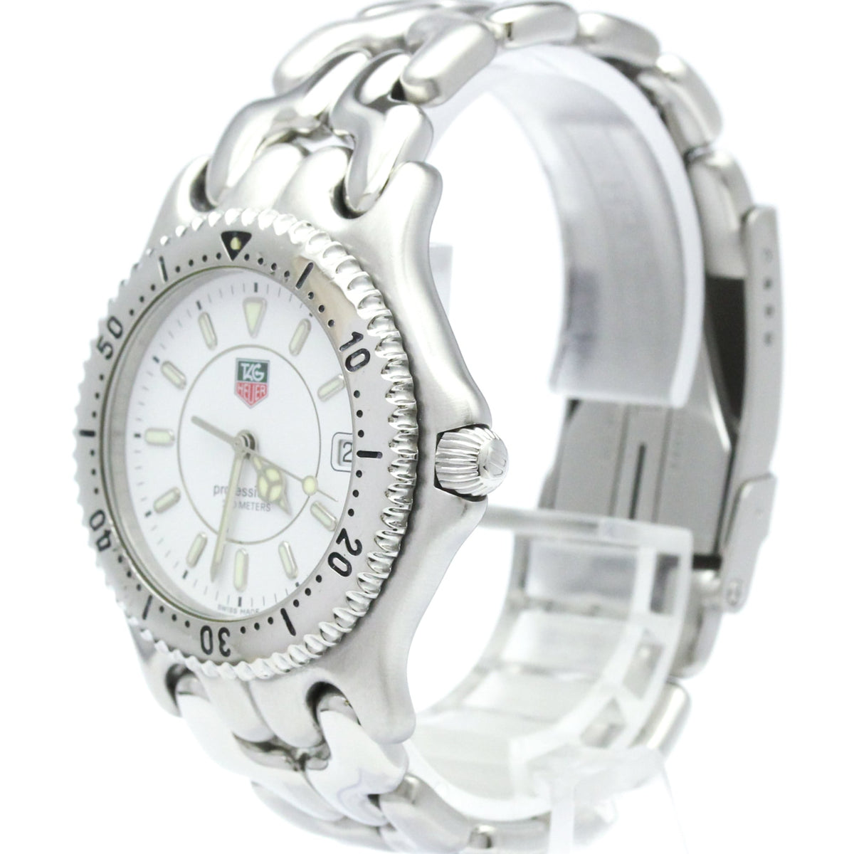 TAG Heuer Sel WG1112 Weiß Zifferblatt 38 mm Uhr