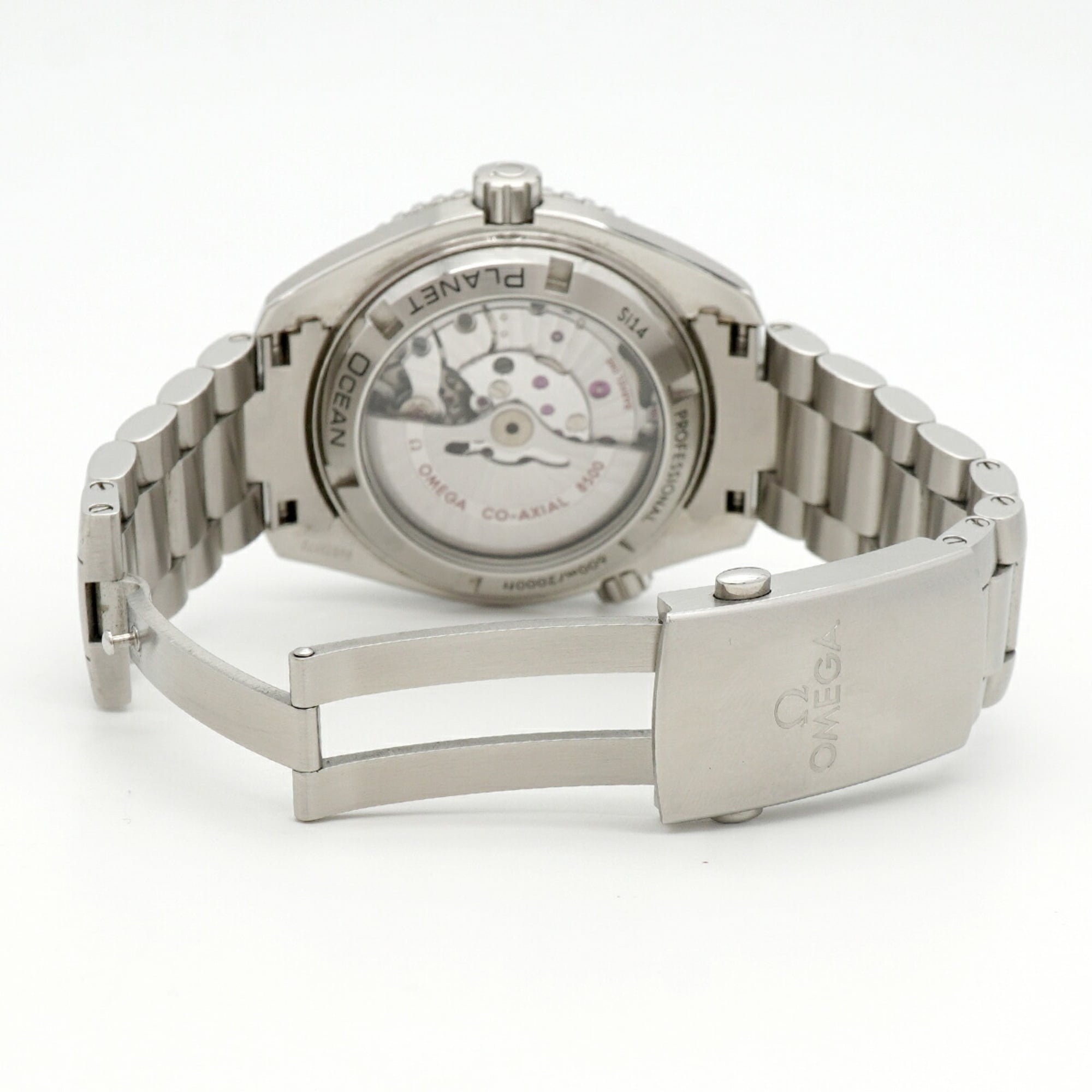 Omega Seamaster Planet Ocean 232.30.42.21.01.001 herenhorloge met zwarte wijzerplaat