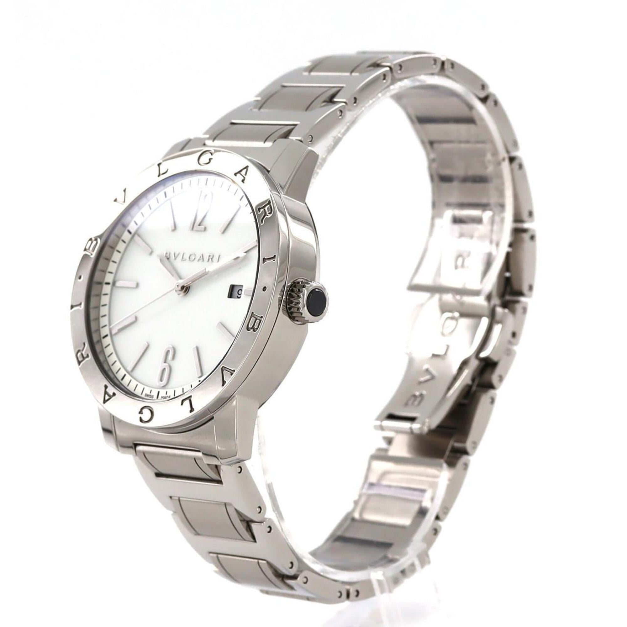 Bulgari BB41S BB41S/BB41WSSD White Dial 41mm Watch