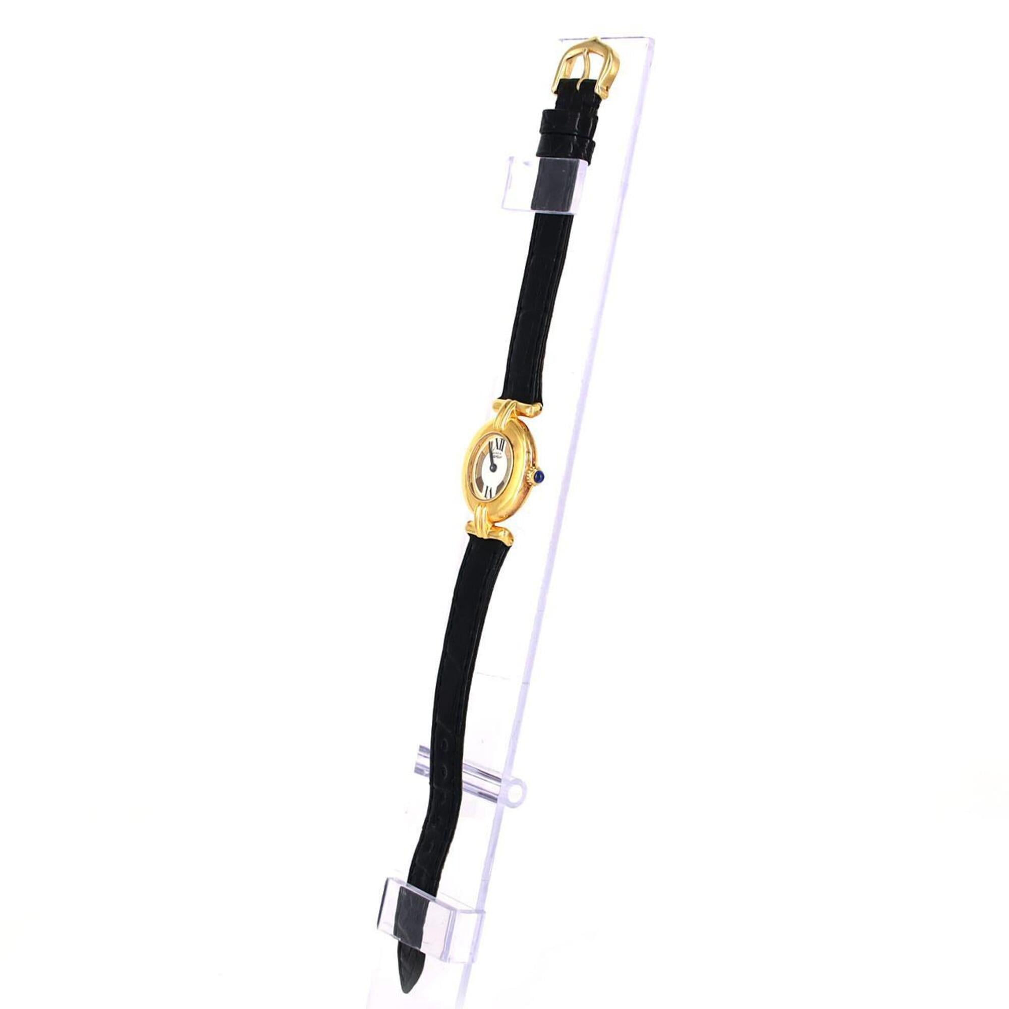Cartier Must W1006654 Gold Dial 24mm Watch