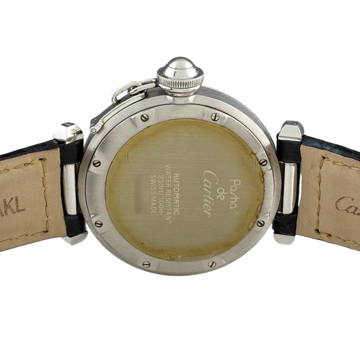 Cartier Pasha W31014M7 Blue Dial 35mm Watch