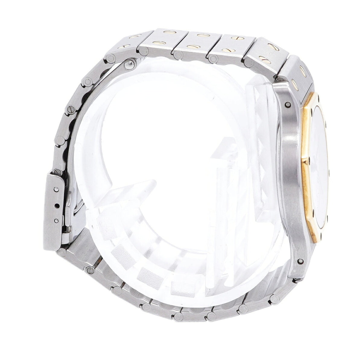 Cartier Santos Octagon LM 187902 Ivory Dial 28mm Watch