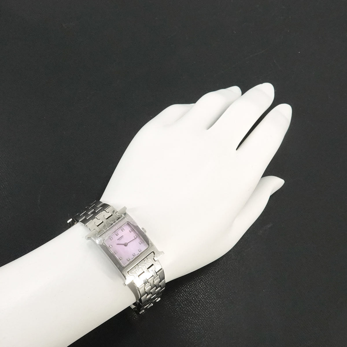 Montre Hermès H-HH1 210 Rose à cadran 21 mm
