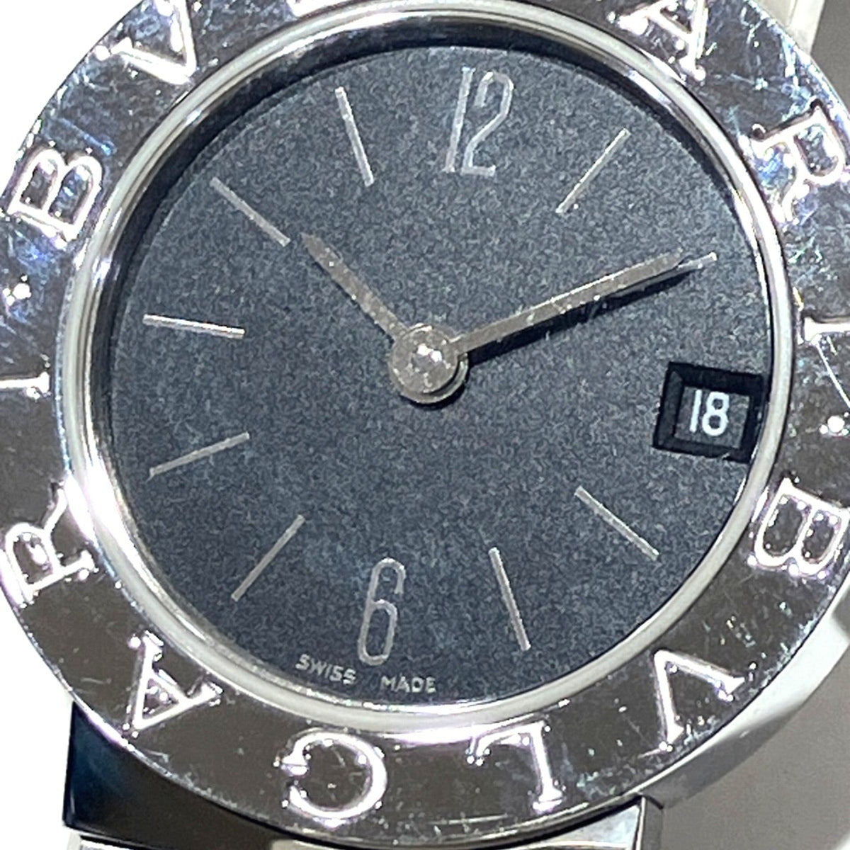 Montre Bvlgari Bulgari BB23SS Noir avec cadran de 22 mm