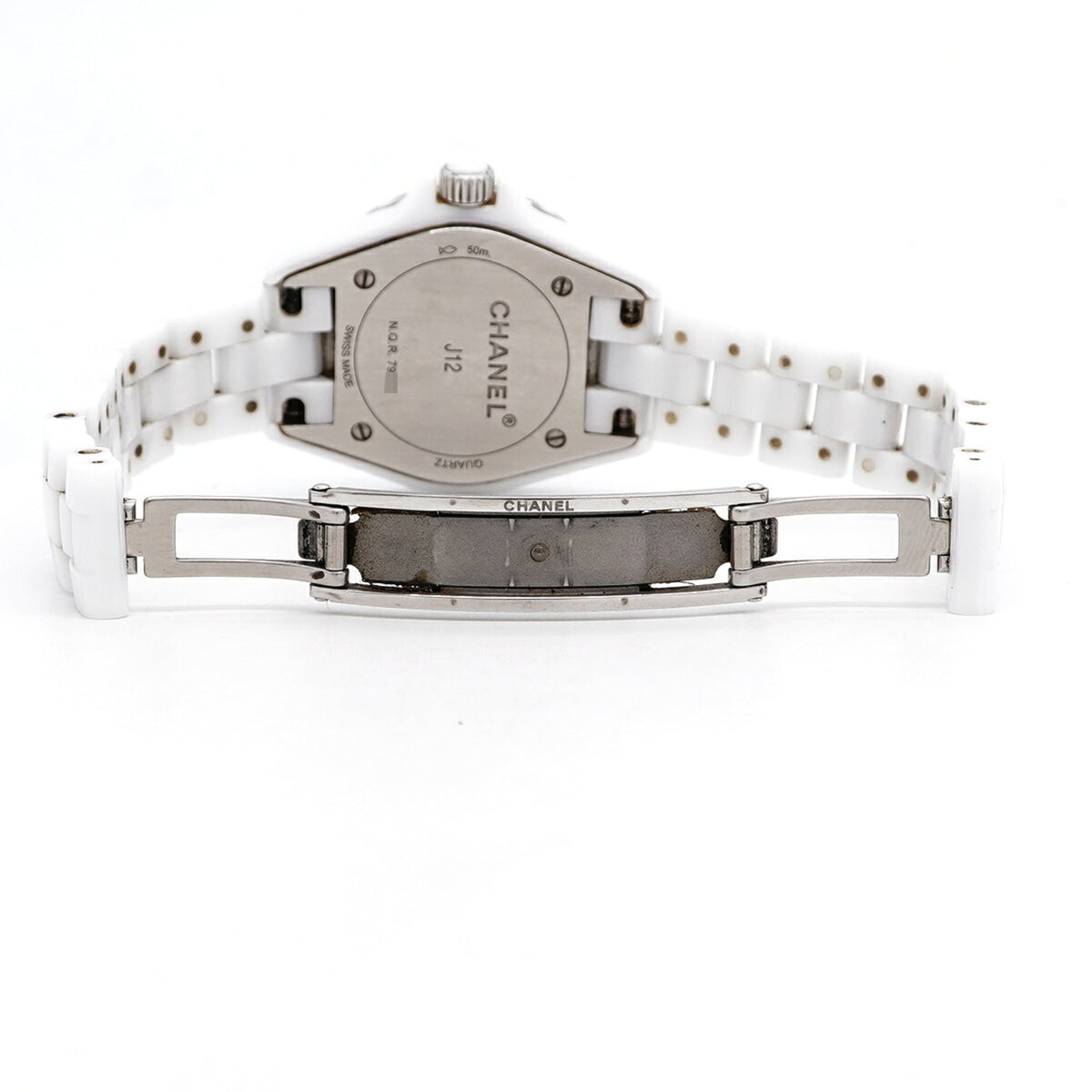 Chanel J12 8P Diamond H2570 White Dial 28mm Watch