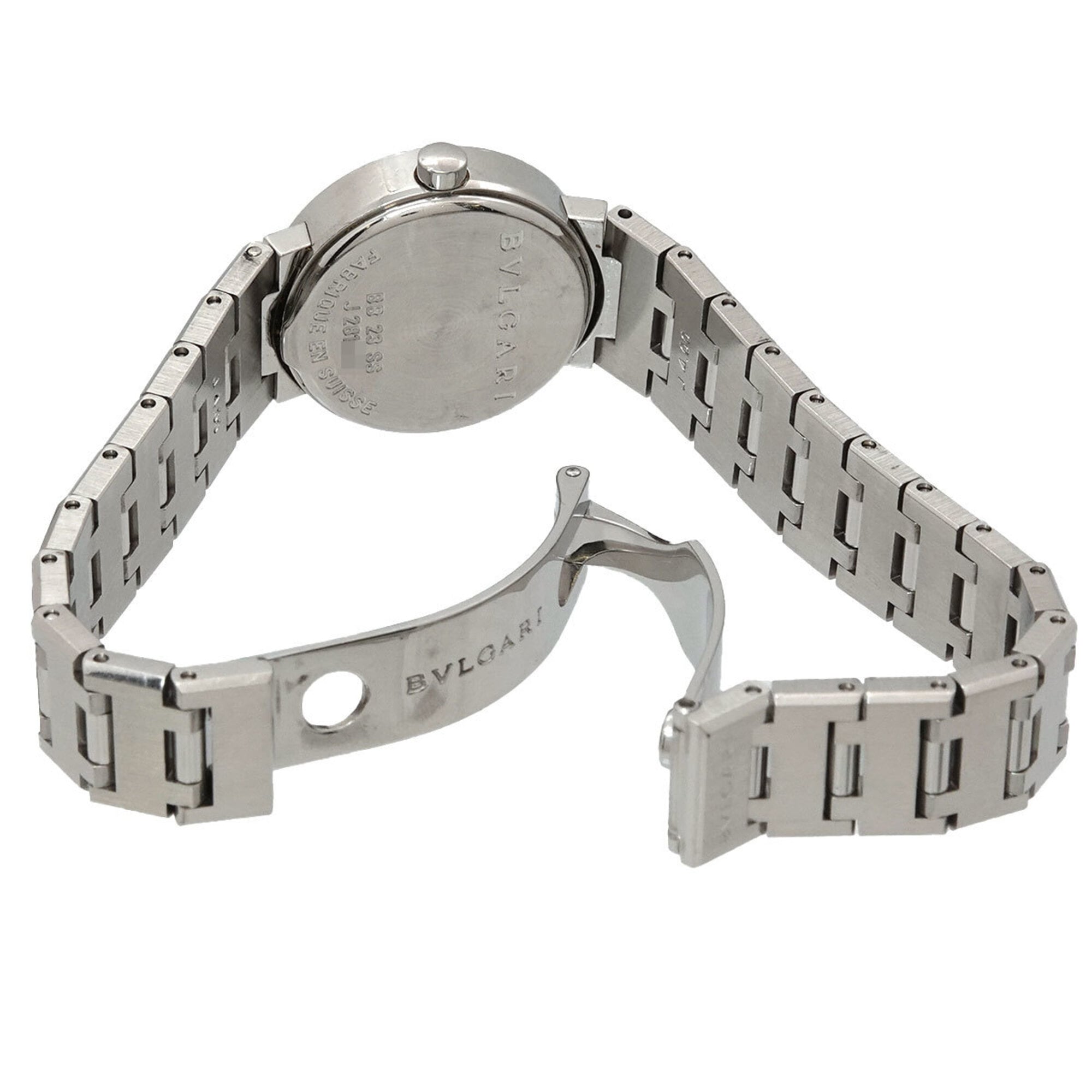 BVLGARI BB23SS Women's Watch Date Black Quartz