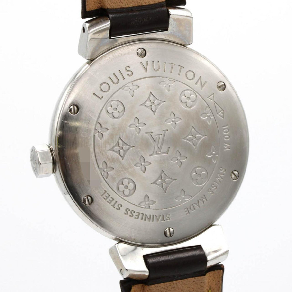 Montre Louis Vuitton Tambour Q1311 Brun avec cadran de 34 mm