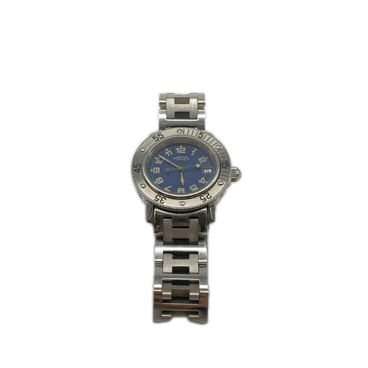 Hermes Clipper Diver CL5.210 horloge met marineblauwe wijzerplaat, 27 mm