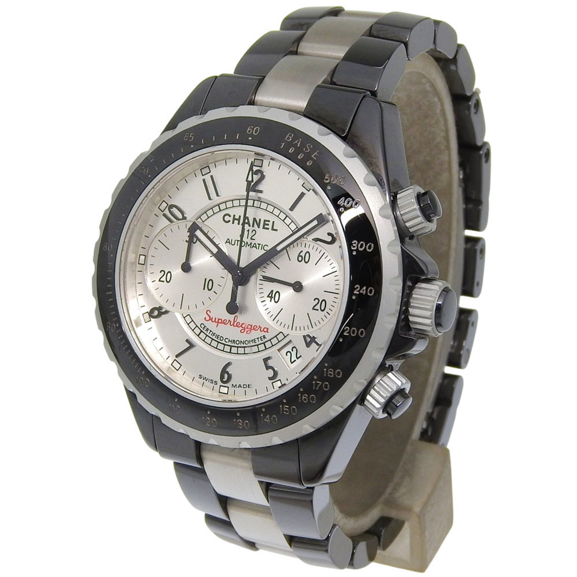 Chanel J12 H1624 Silver Dial 41mm Watch