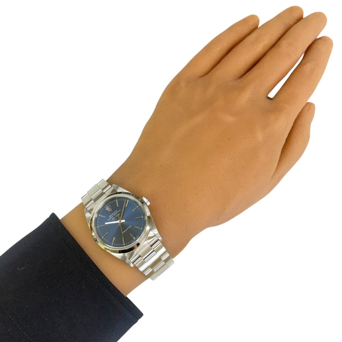 Rolex Air-King Oyster Perpetual 14000 Navy Dial 34mm Watch