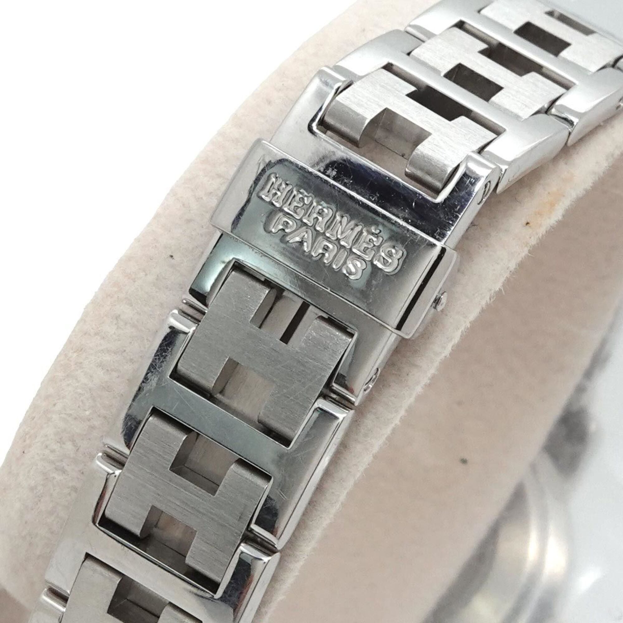 Hermes Clipper CL4 210 Wo Date Display White Quartz