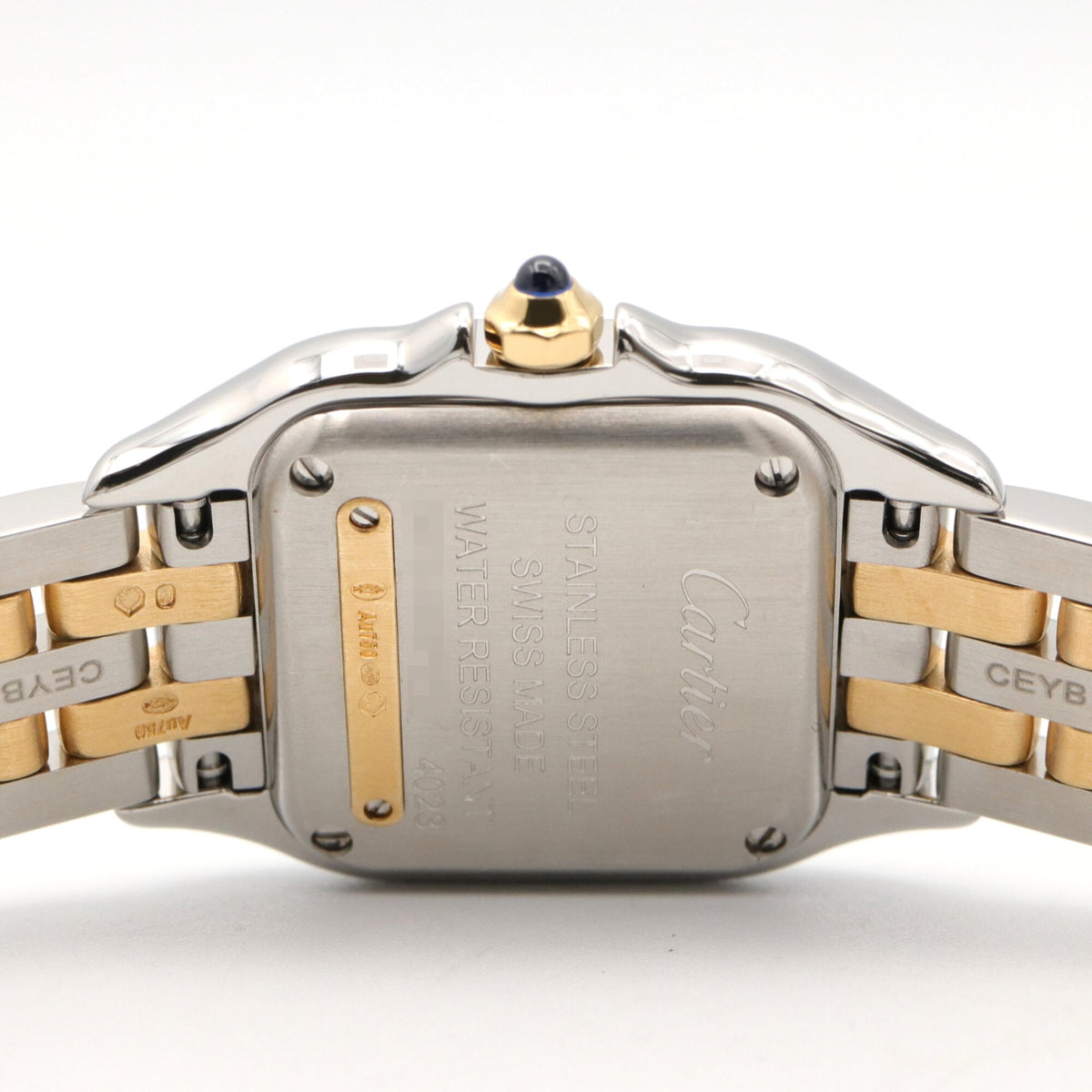 Cartier Panthère SM 2-Row 18K ( W2PN0006 Silver Dial 22mm Watch
