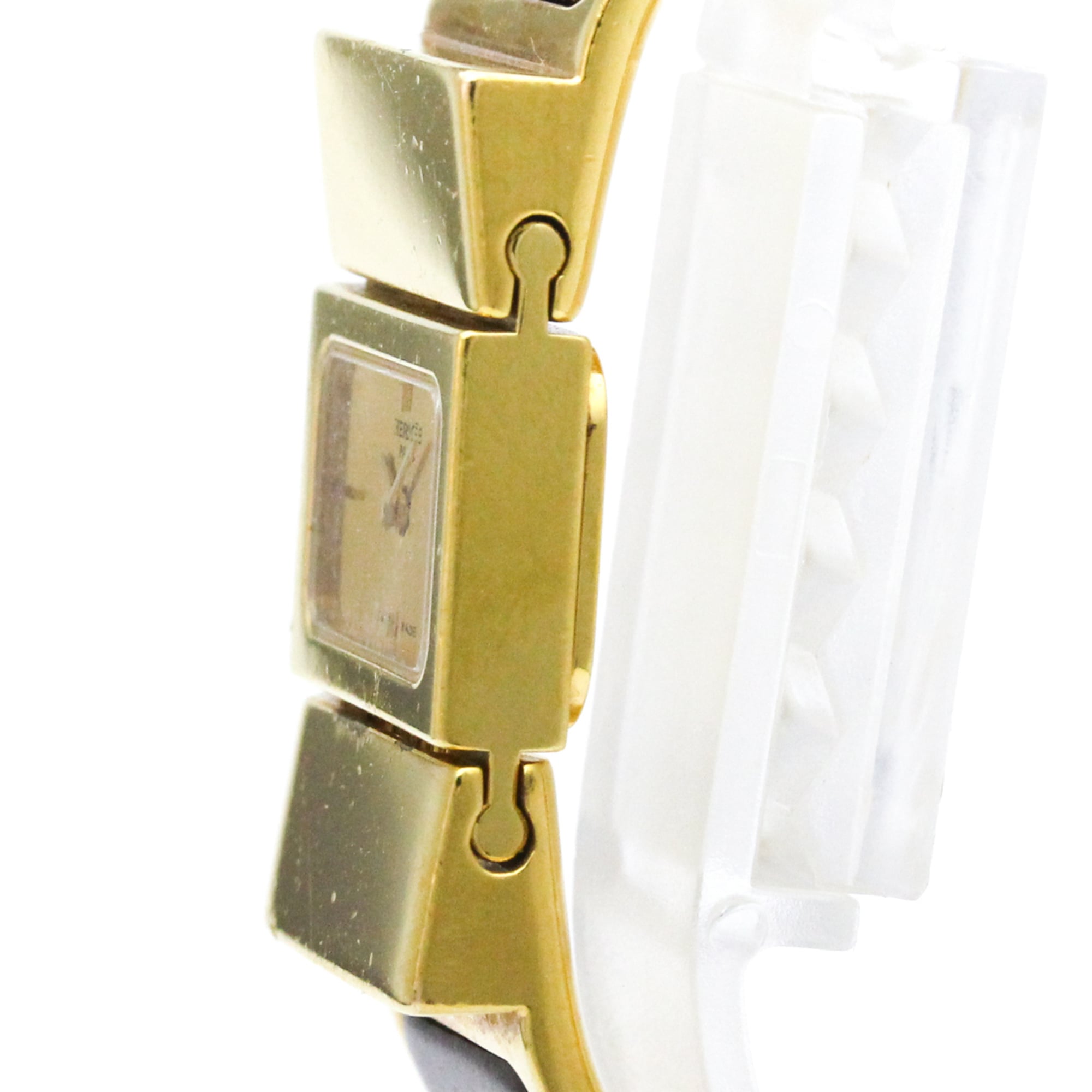 Hermes Loque LO1.201 Gold Dial 20mm Watch