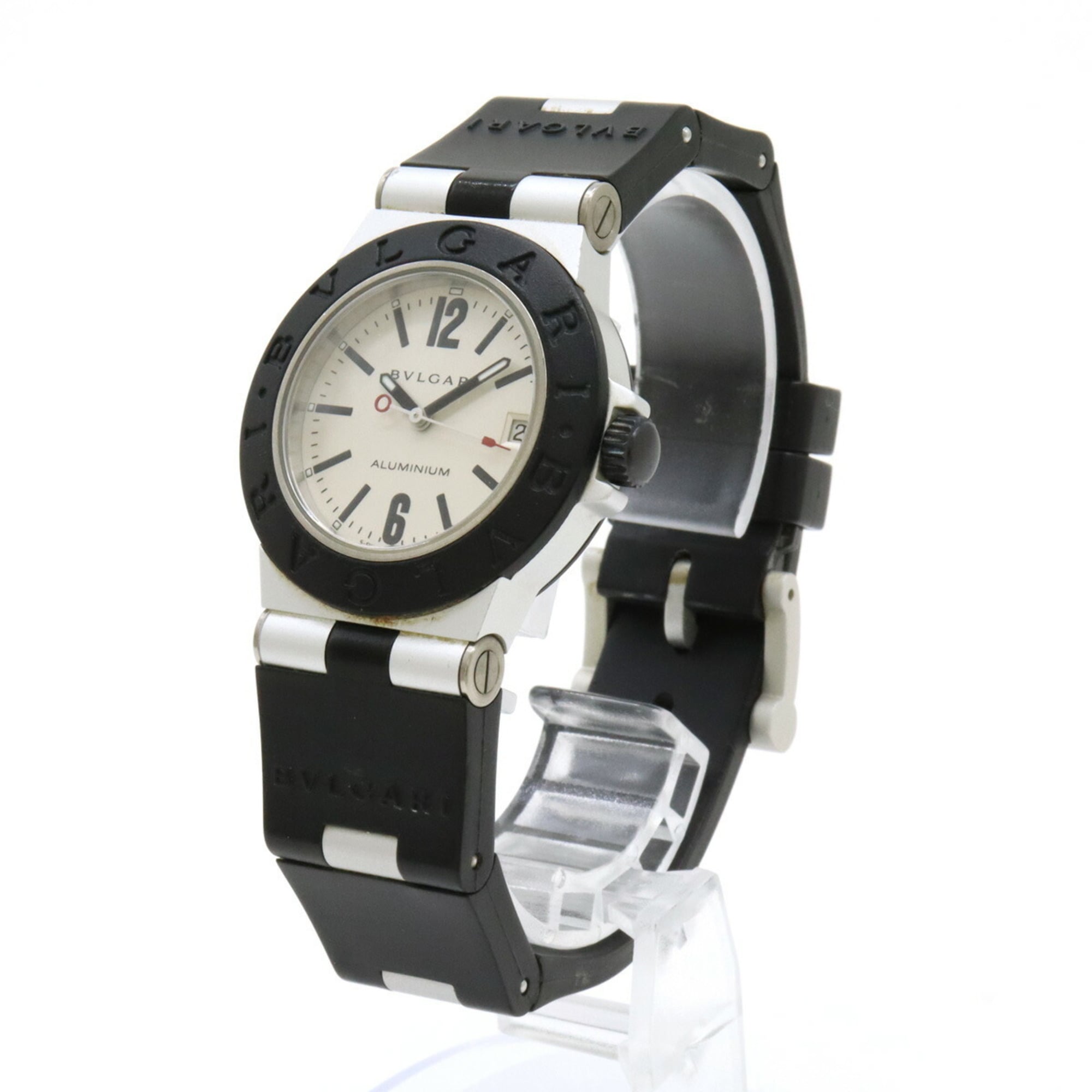 BVLGARI Bvlgari Arum 32 mm met datum, zilveren wijzerplaat, unisex quartz-polshorloge AL32TA