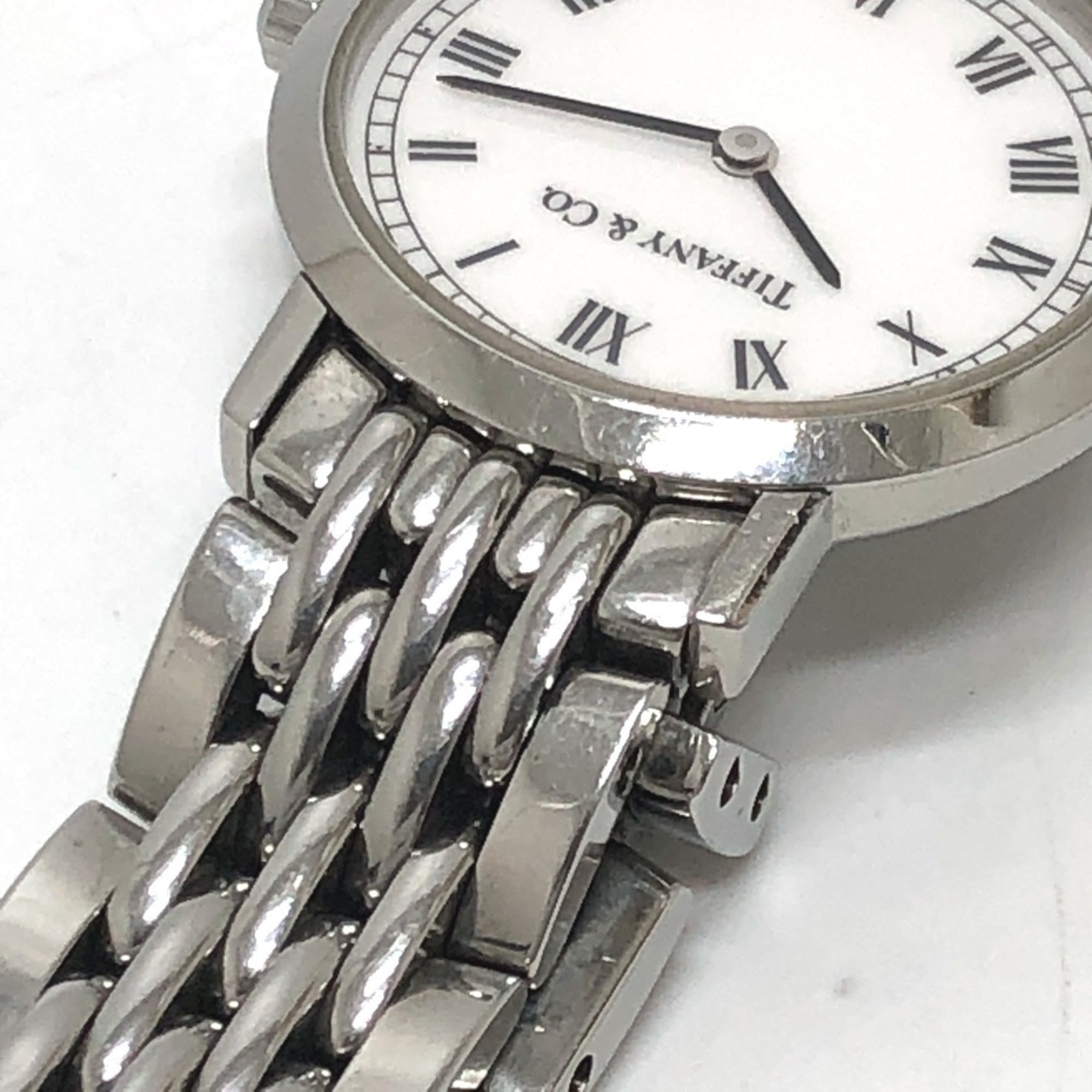 TIFFANY&Co. Tiffany M1510 Classic Quartz Round 2 Hand Analogue Watch S