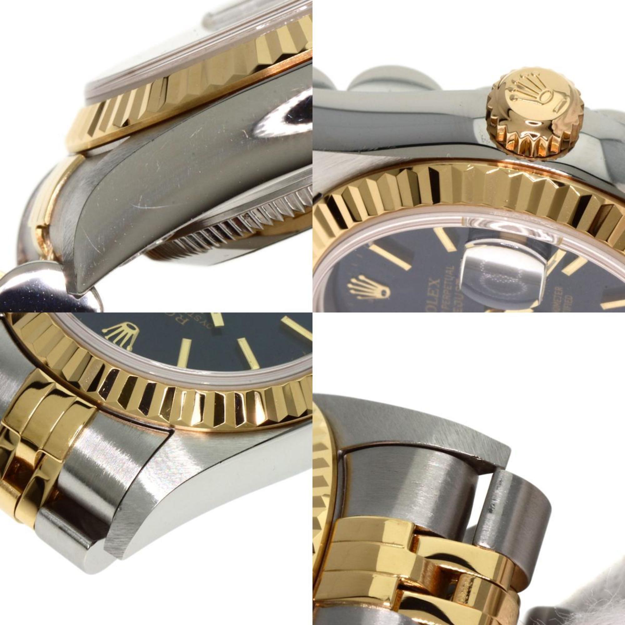 Rolex 79173 Datejust Uhr aus Edelstahl SSxK18YG für Damen ROLEX