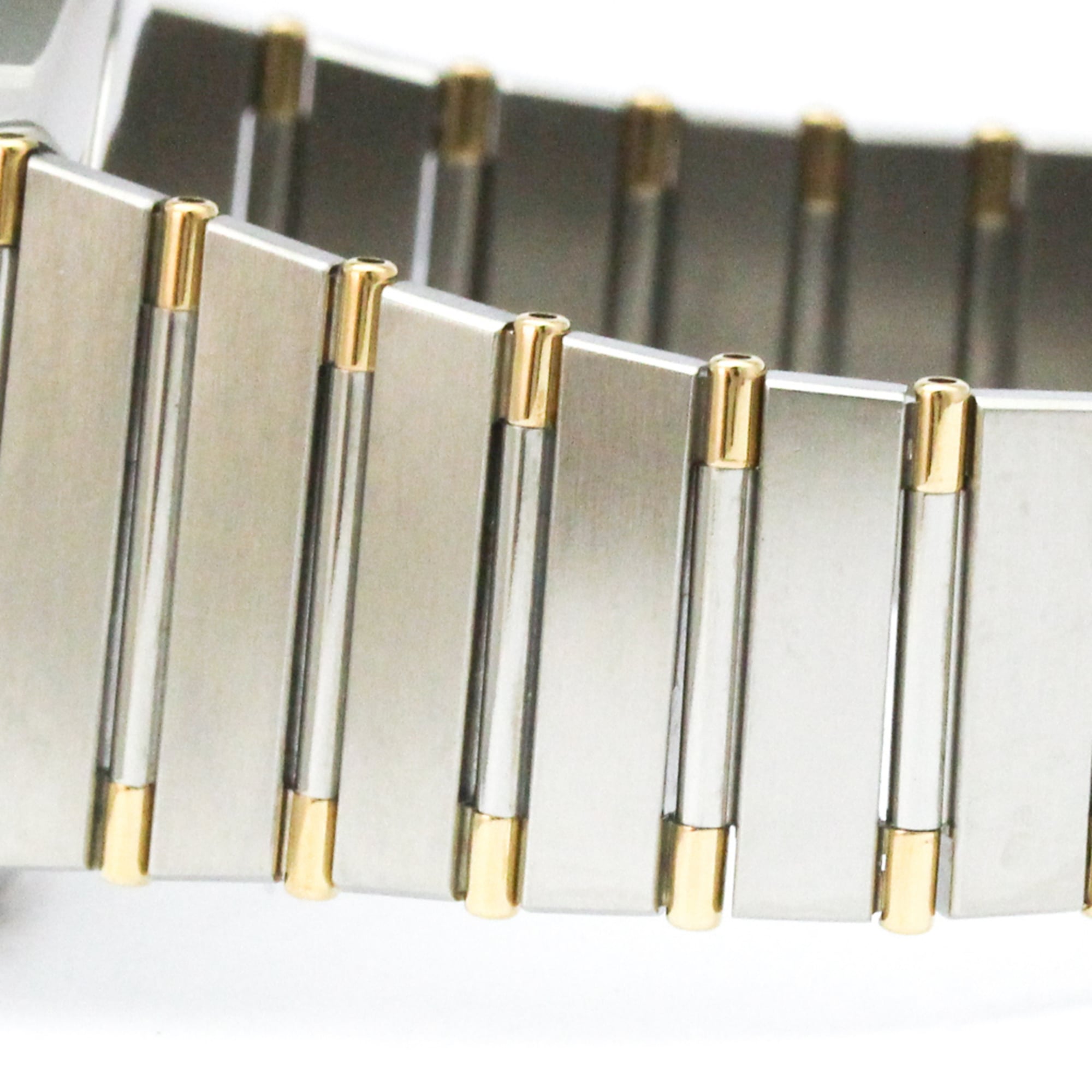 OMEGA Constellation Herrenuhr 18 Karat Gold Edelstahl Quarz 396.1080