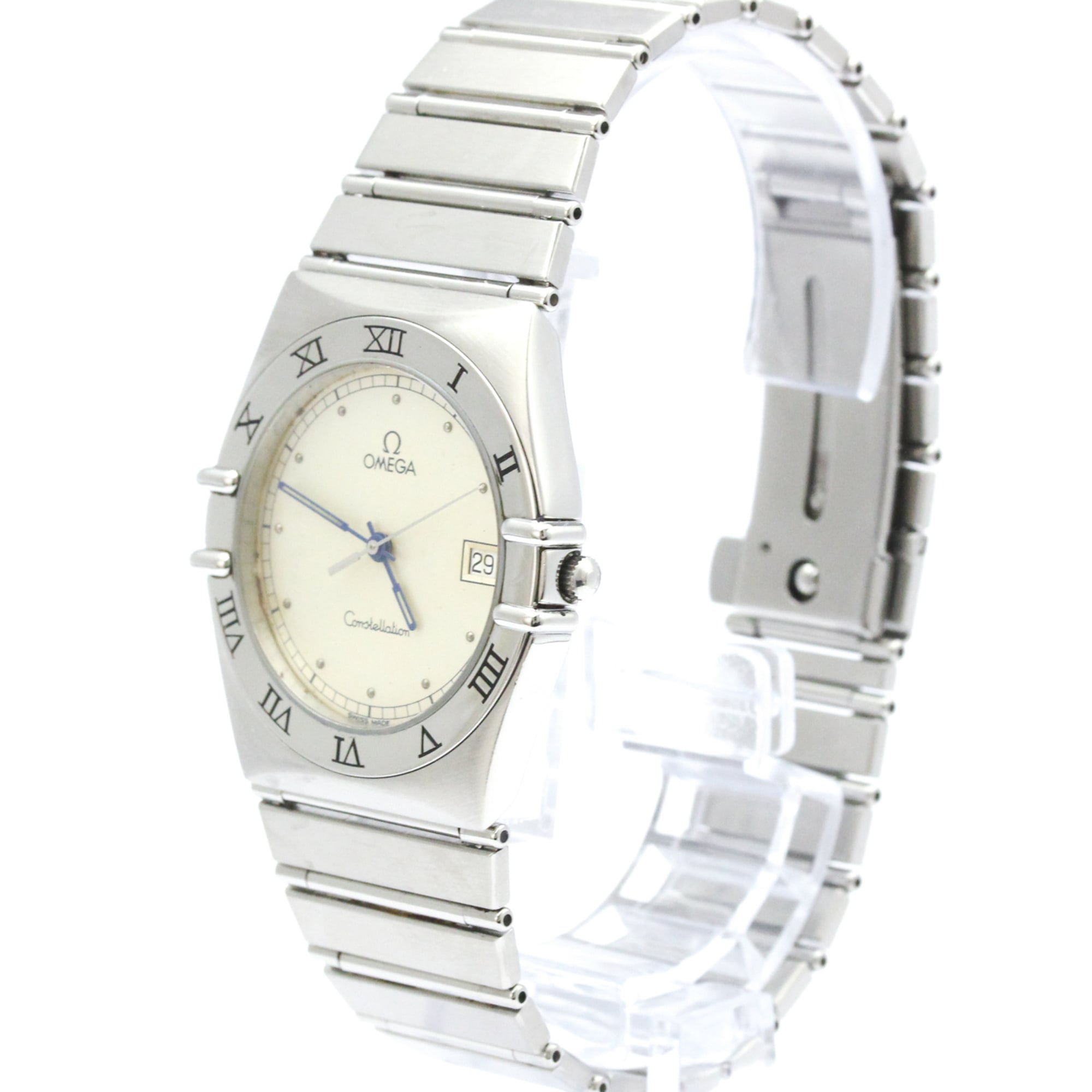 OMEGA Constellation Stainless Steel Quartz Mens Watch 396.1070 Polished
