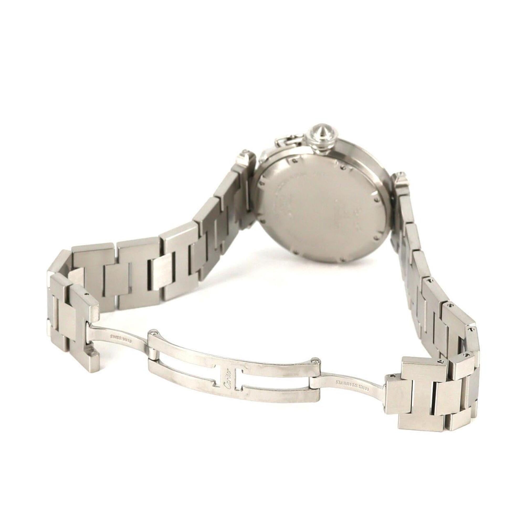Cartier Pasha W31029M7 Silver Dial 35mm Watch