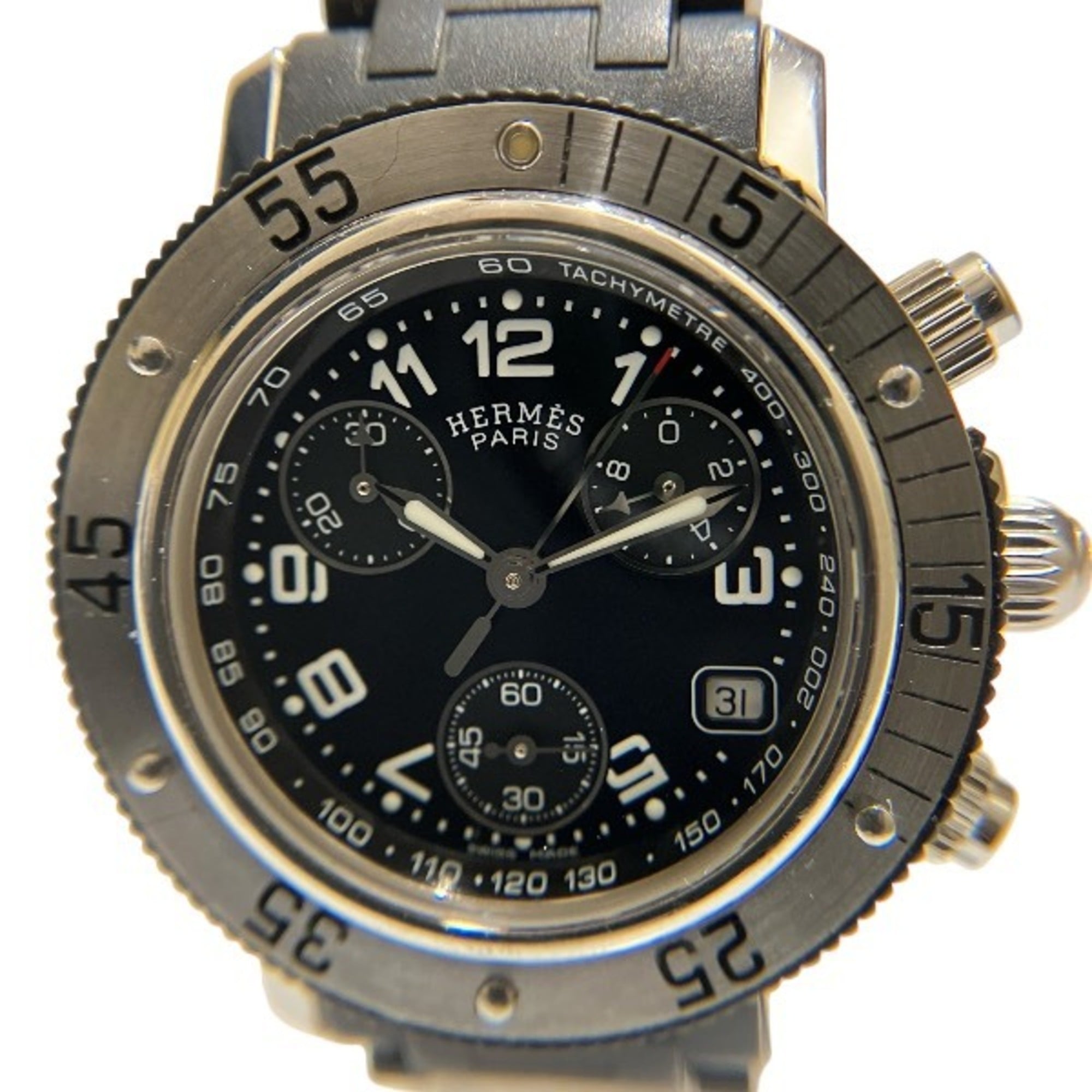 Hermes Clipper Diver CL2 315 quartzhorloge voor dames