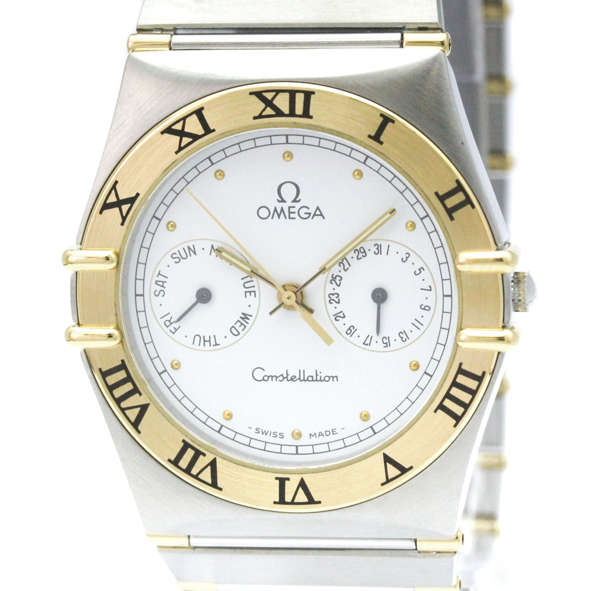 Omega Constellation 396.1070 horloge met witte wijzerplaat, 33 mm
