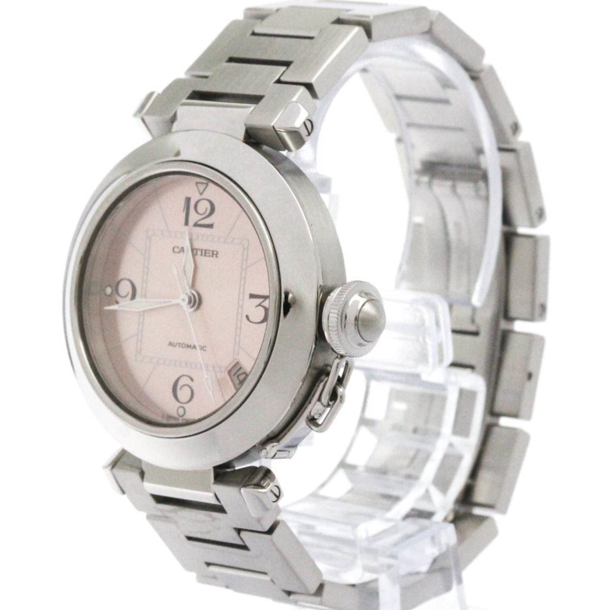 Cartier Pasha C W31075M7 Pink Dial 35mm Watch