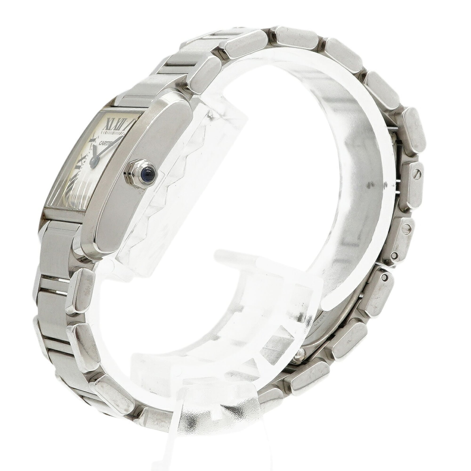 Cartier Tank Française SM W51008Q3 Ivory Dial 20mm Watch