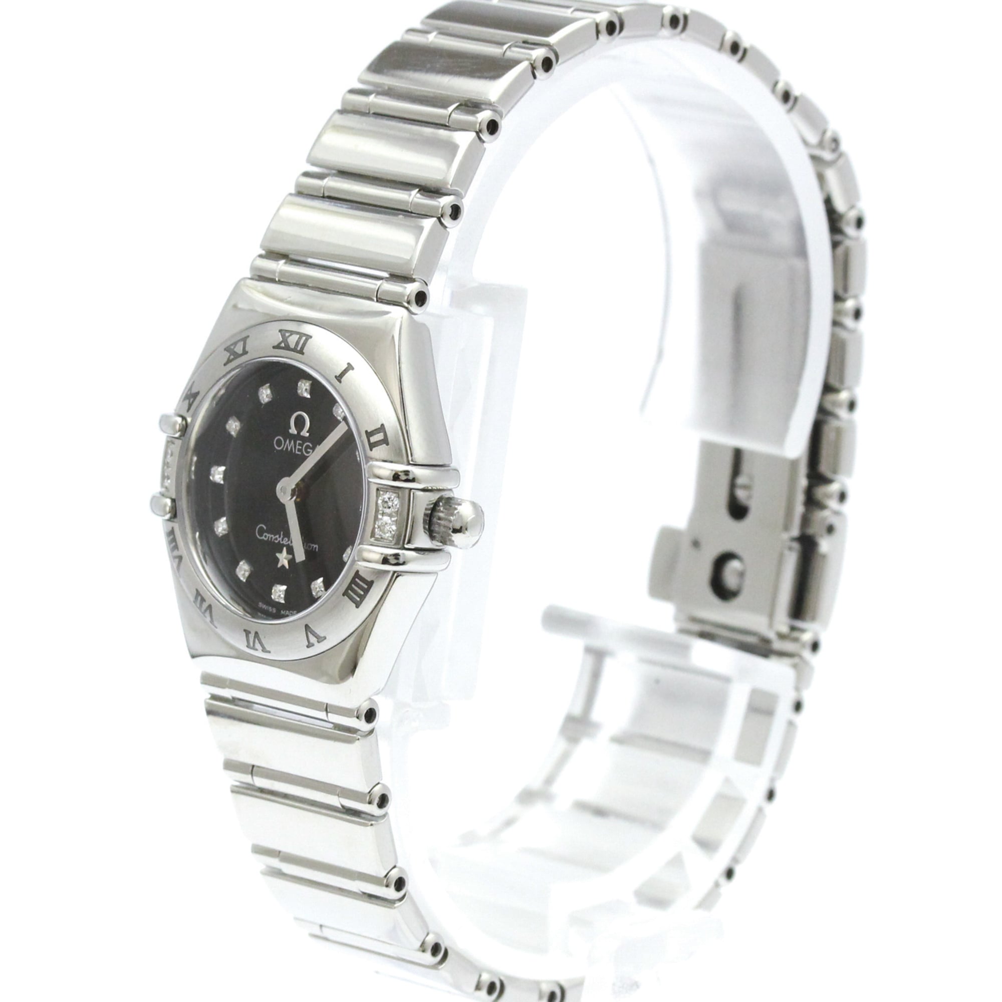 Omega Constellation 1566.56 Black Dial 22mm Watch