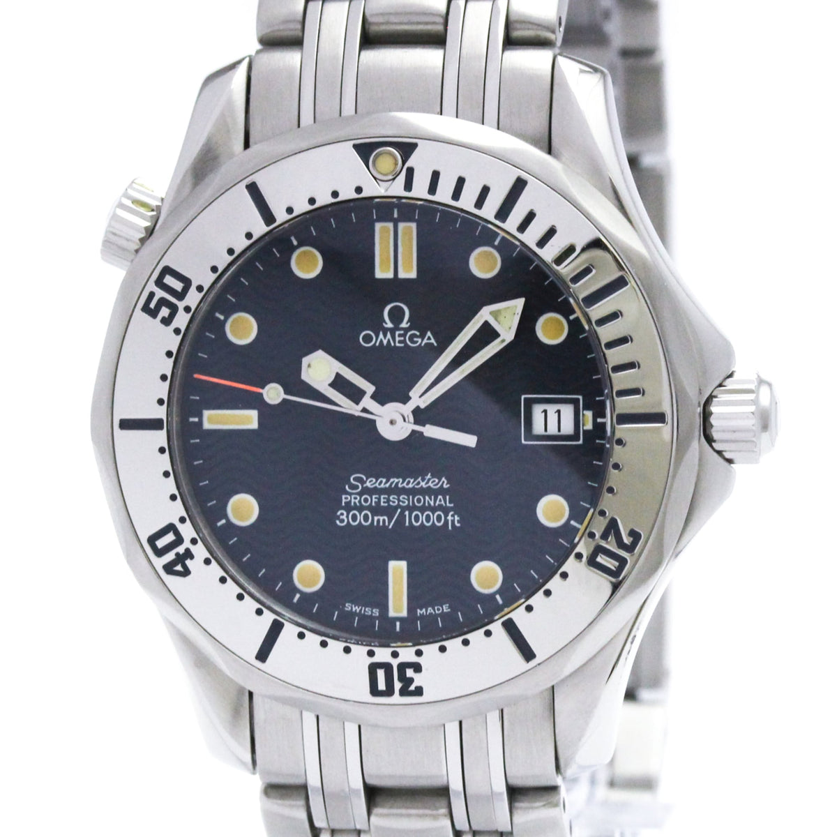 Montre Omega Seamaster 2562.8 à cadran bleu, 36 mm