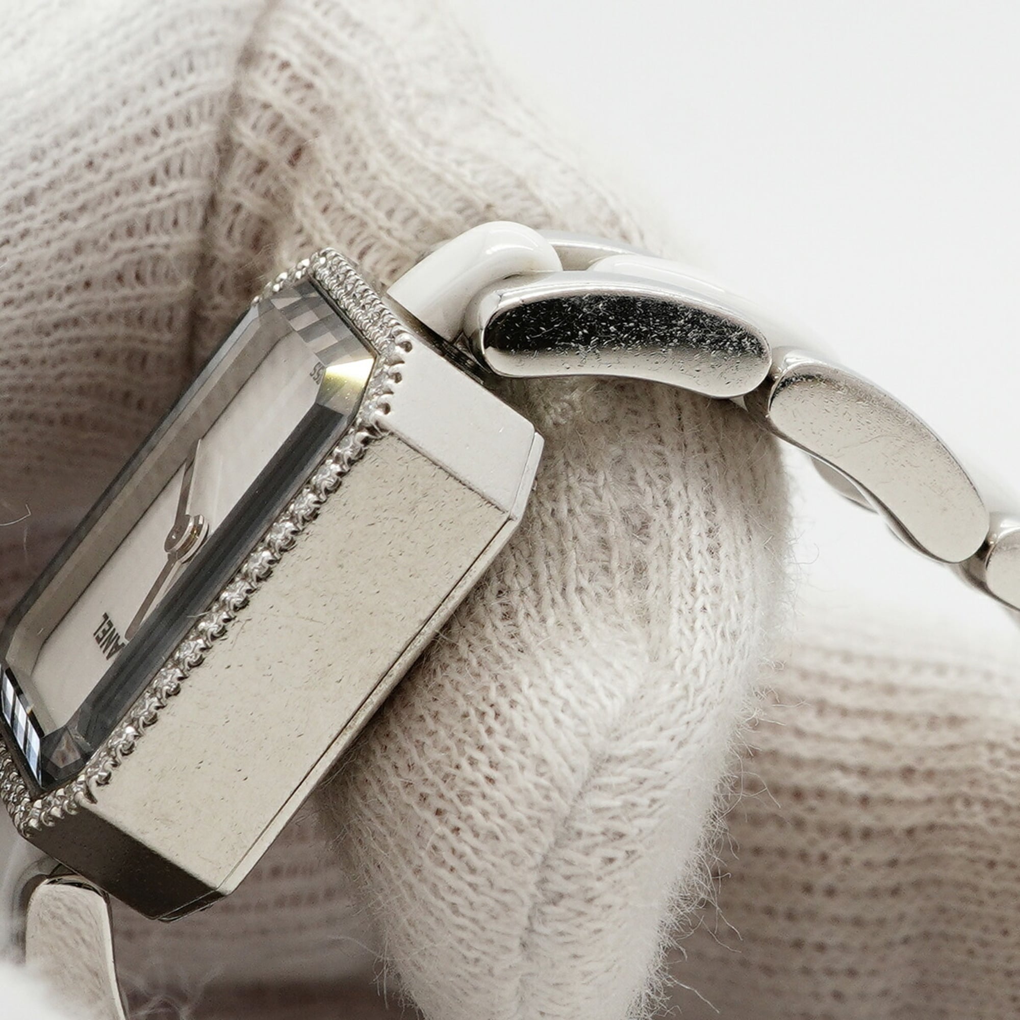 Chanel Première H2132 Damenuhr Weiß Zifferblatt