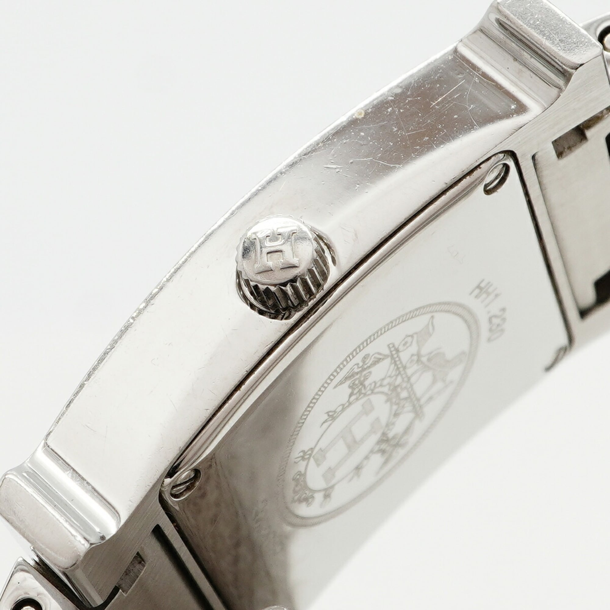 Hermes H-Watch Diamond HH1.230 Ivory Dial Women's Watch