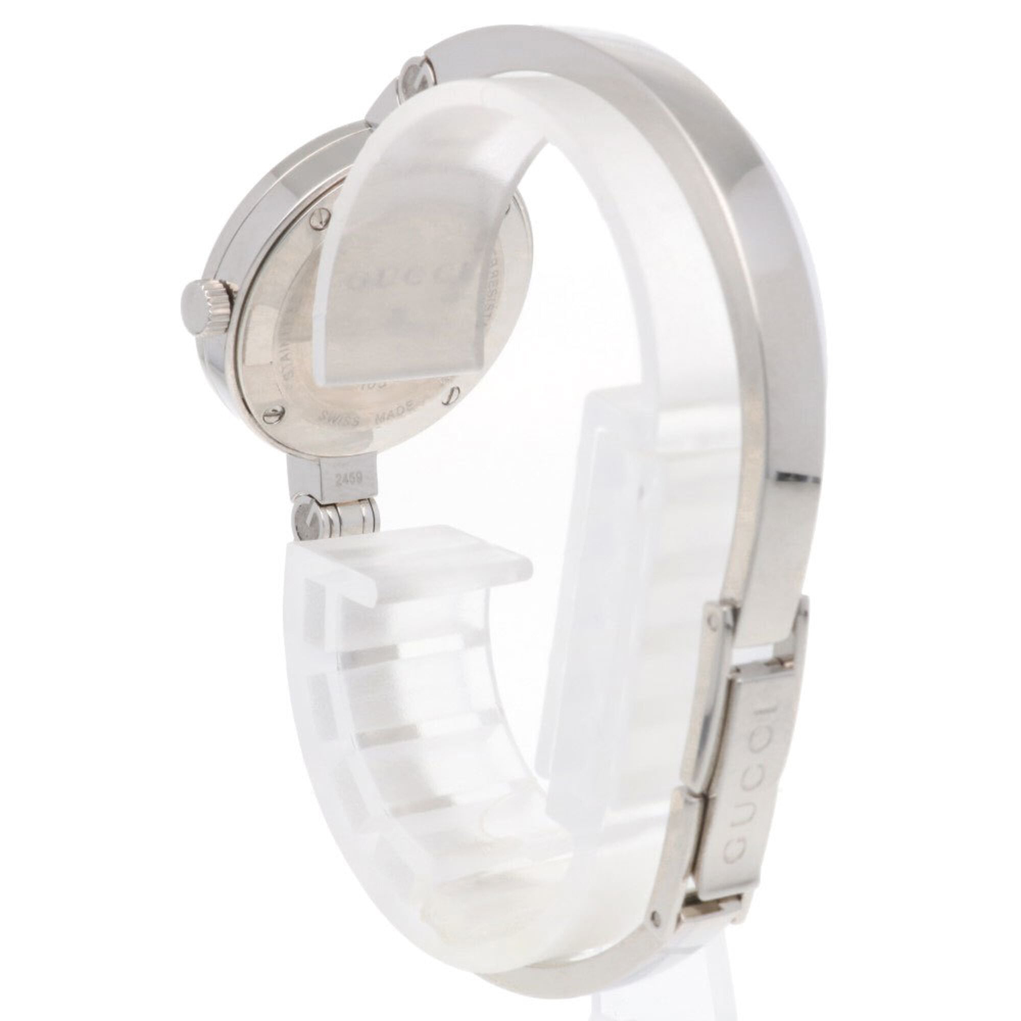 Gucci watch, stainless steel 105 quartz women's watch.