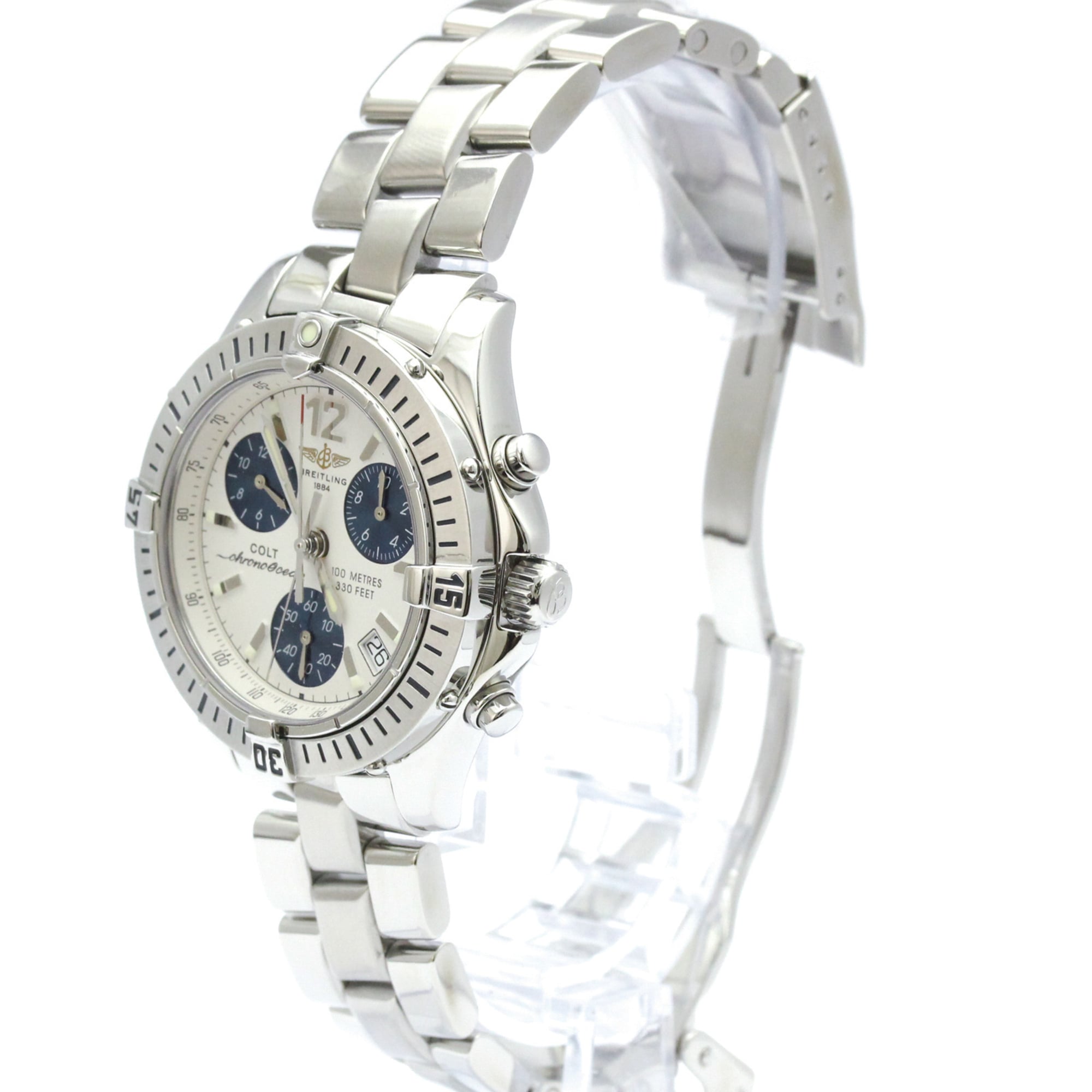 Breitling Colt A53350 Silver Dial 38mm Watch