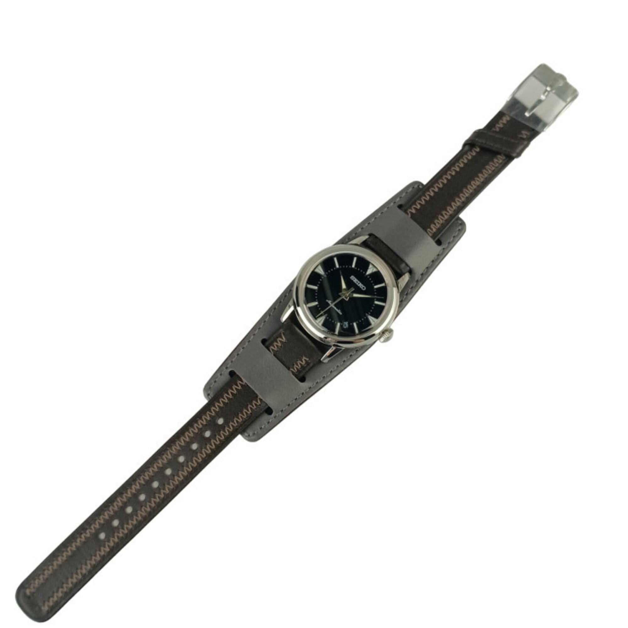Seiko Alpinist 6L35-00E0 SJE085 Black Dial 36mm Watch