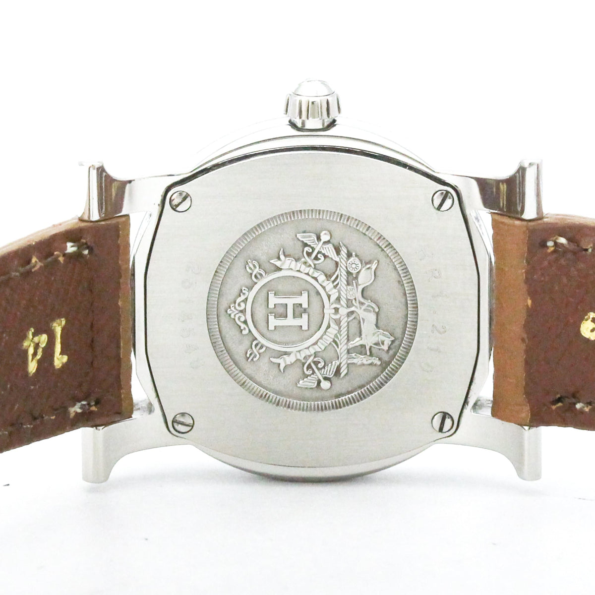 Hermes Heure H HR1.210 White Dial 25mm Watch