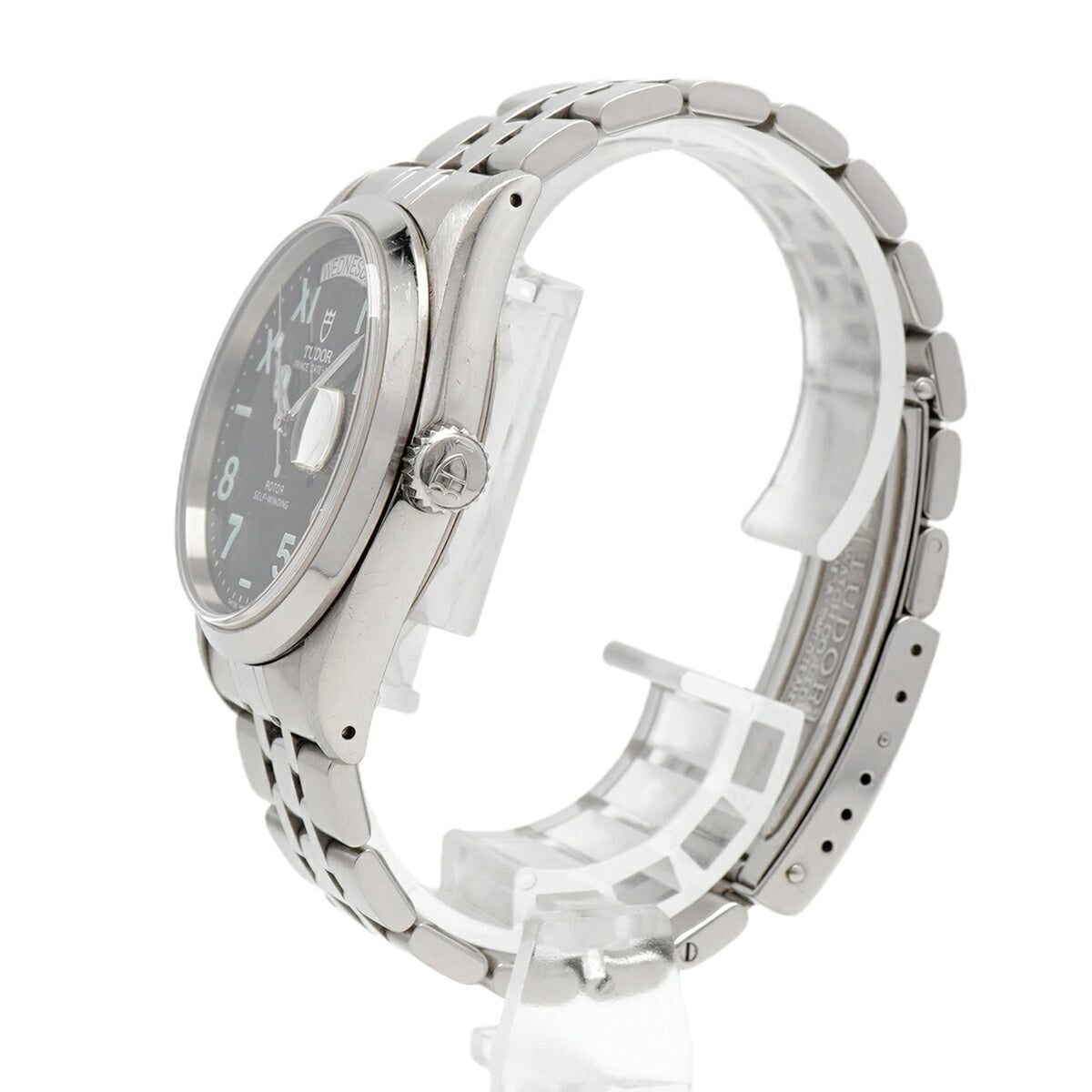 Montre Tudor Prince Date - Day 76200 Noir, cadran de 35 mm