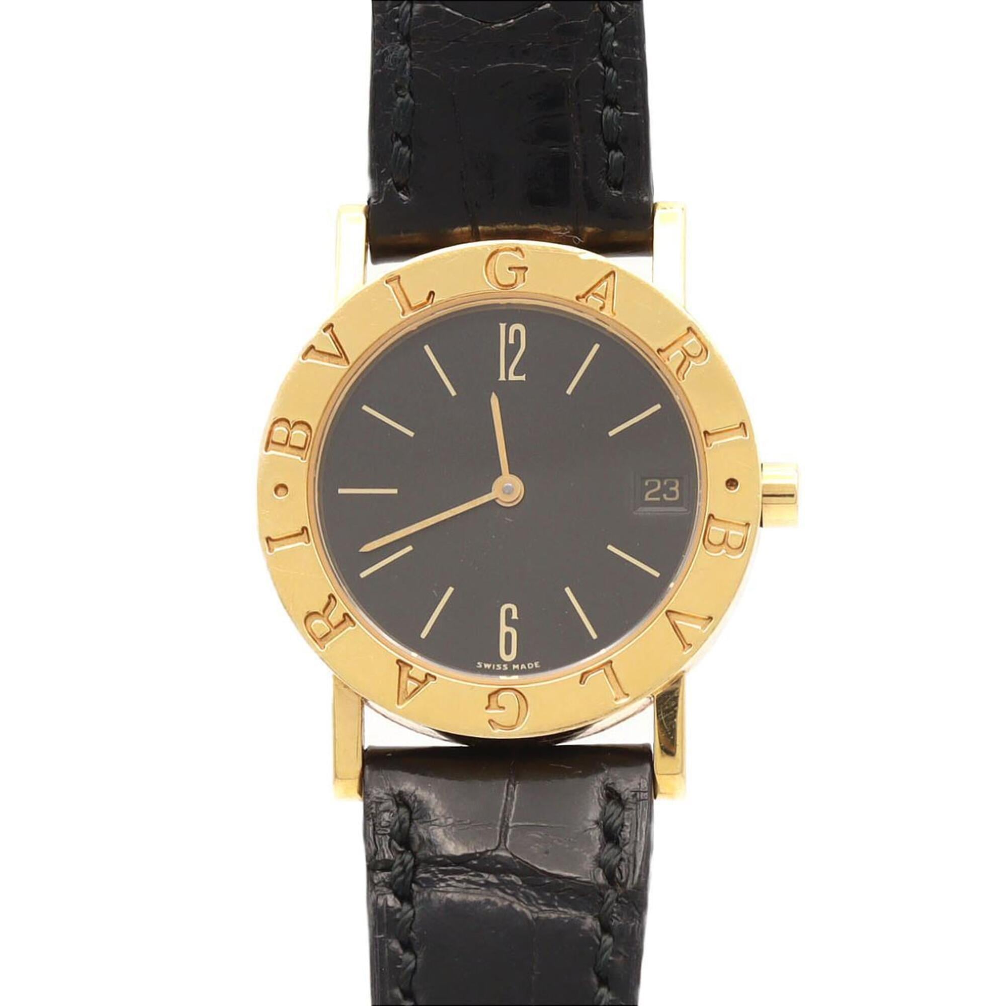 Montre Bvlgari Bulgari BB30GL Noir avec cadran de 30 mm