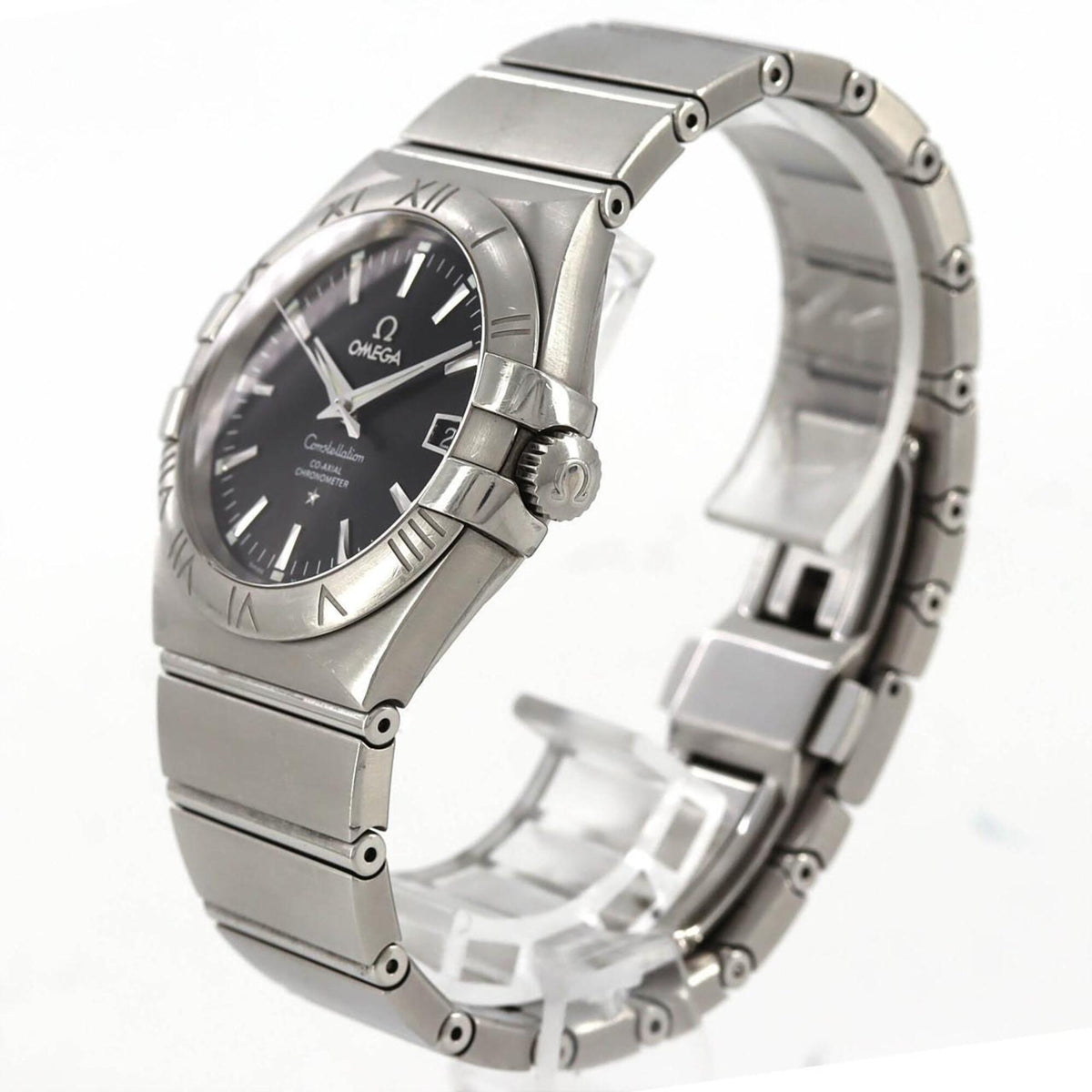 Montre Omega Constellation brossée 123.10.35.20.01.001 Noir cadran 35 mm