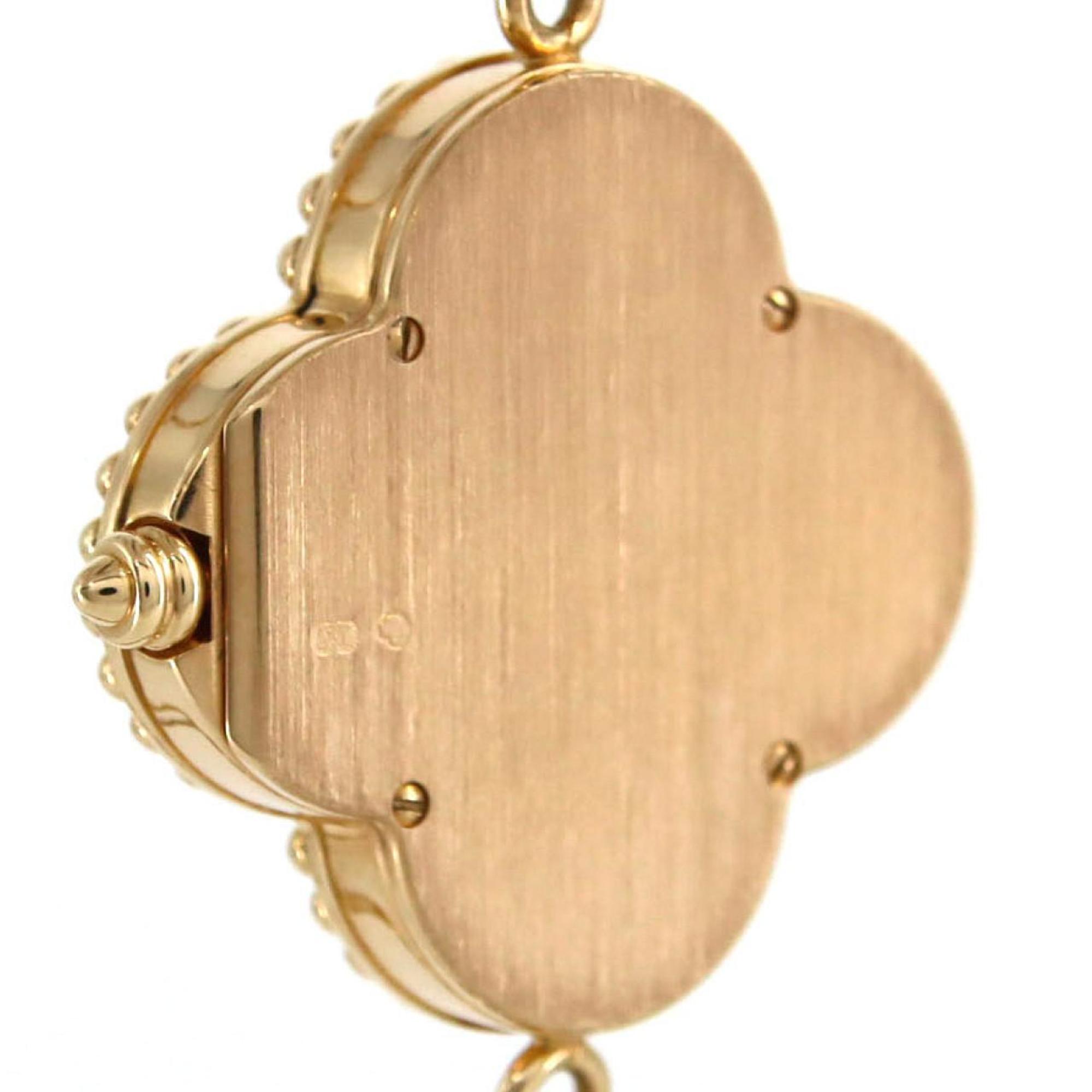 Van Cleef & Arpels Alhambra YG 4P 122974 quartzhorloge