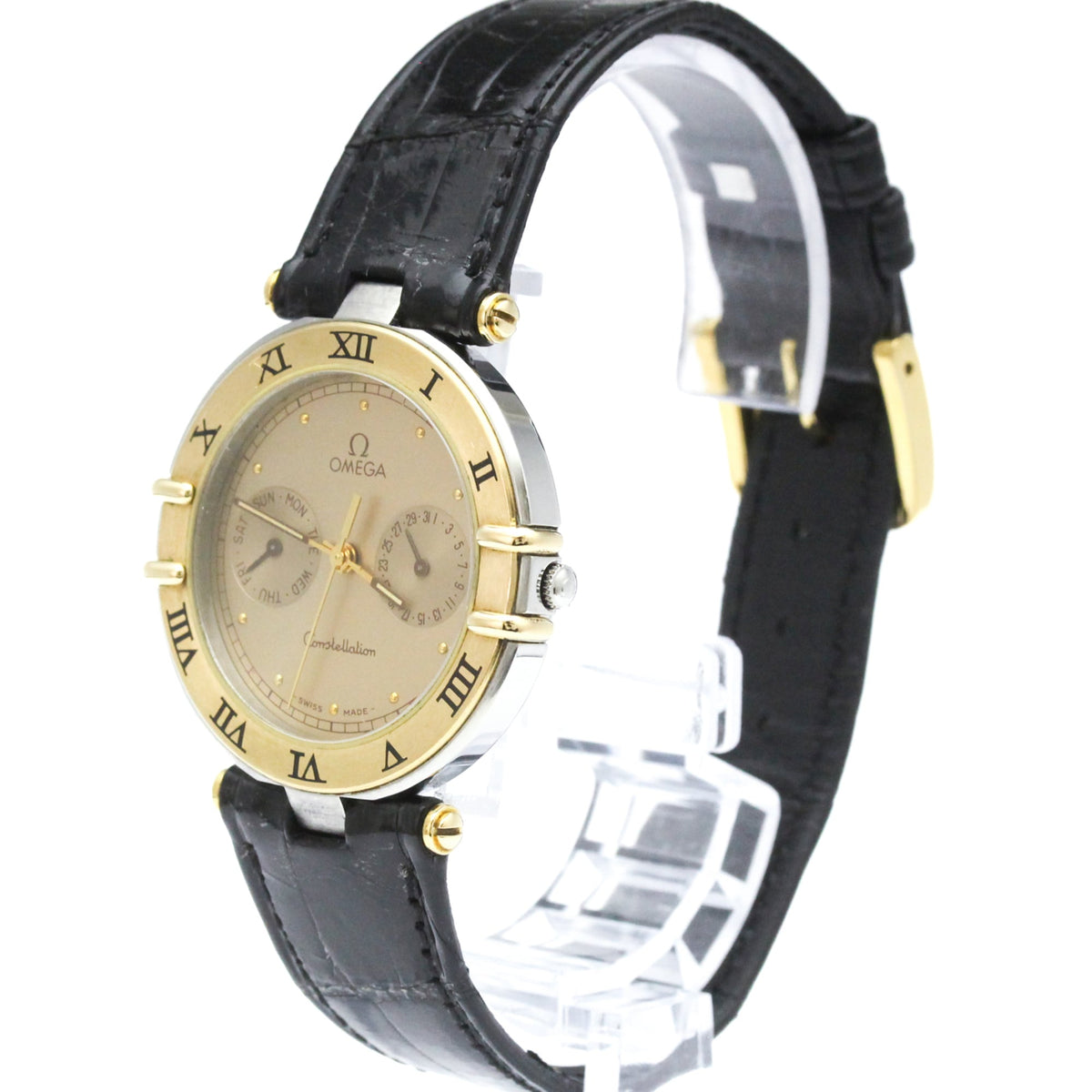 Omega Constellation 1961070 Gold Dial 33mm Watch
