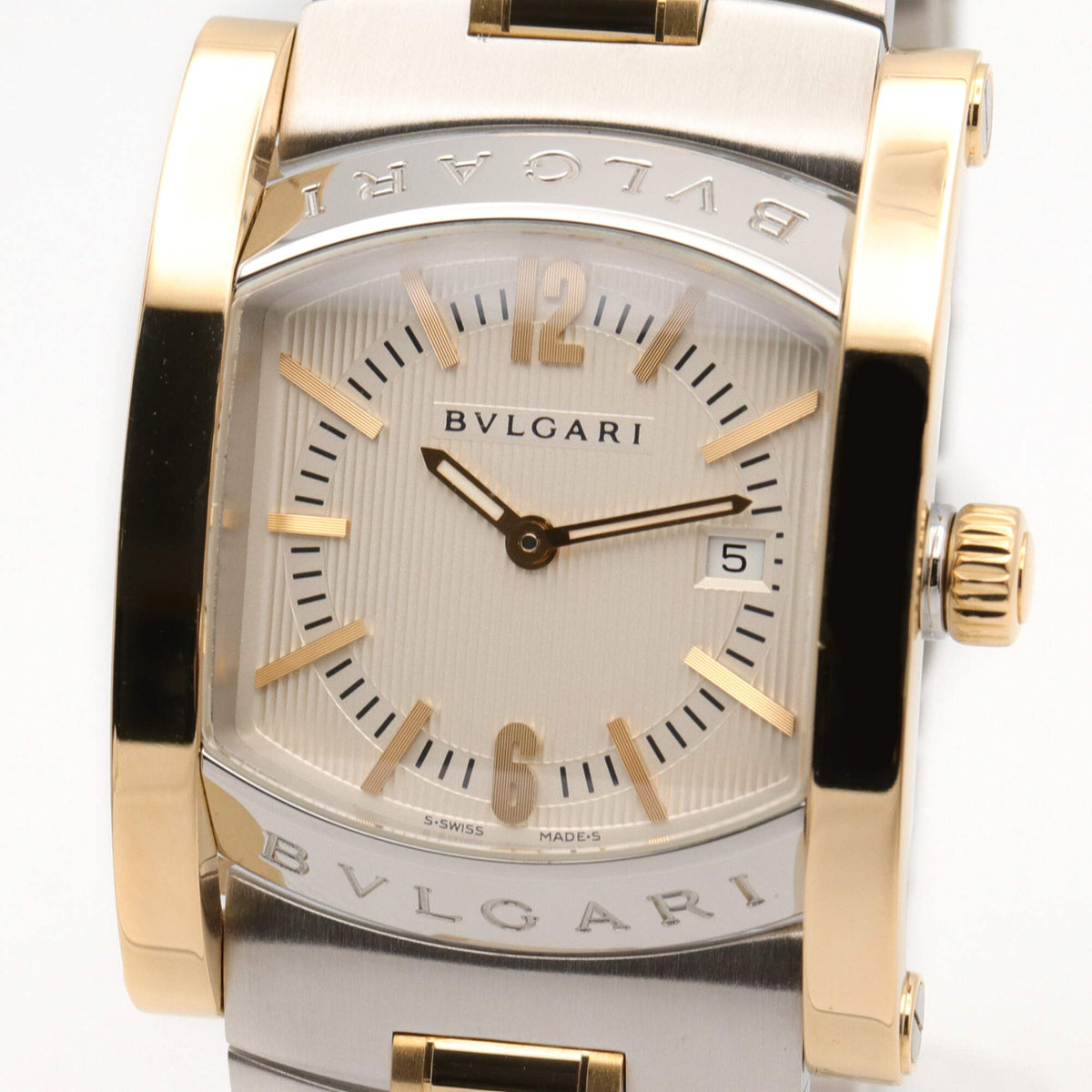 Montre Bvlgari Bulgari BVLGARI Assioma 18 carats (AA39SG, cadran argenté, 30 mm)