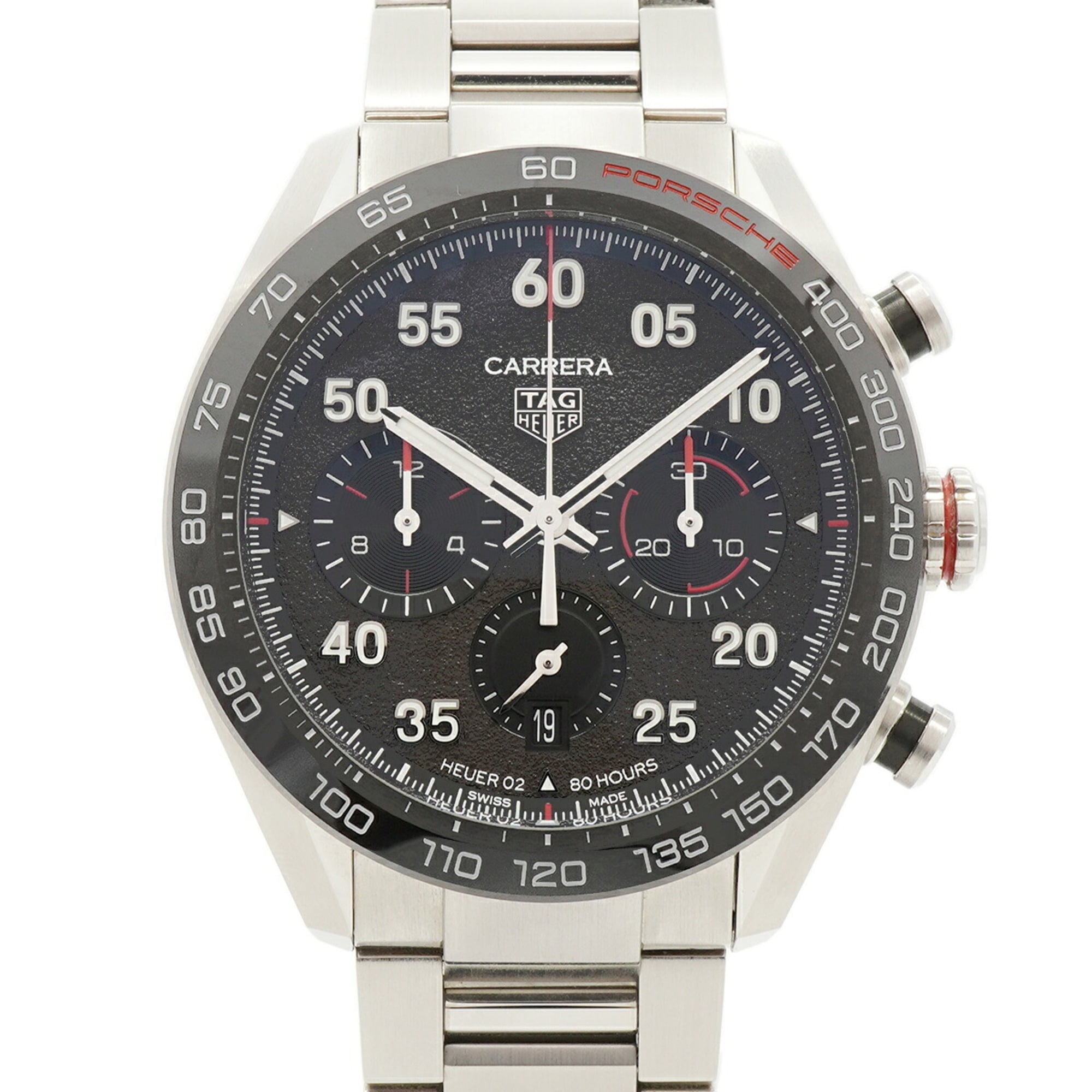 Montre TAG Heuer Carrera Porsche Édition spéciale CBN2A1F Noir Cadran 44 mm