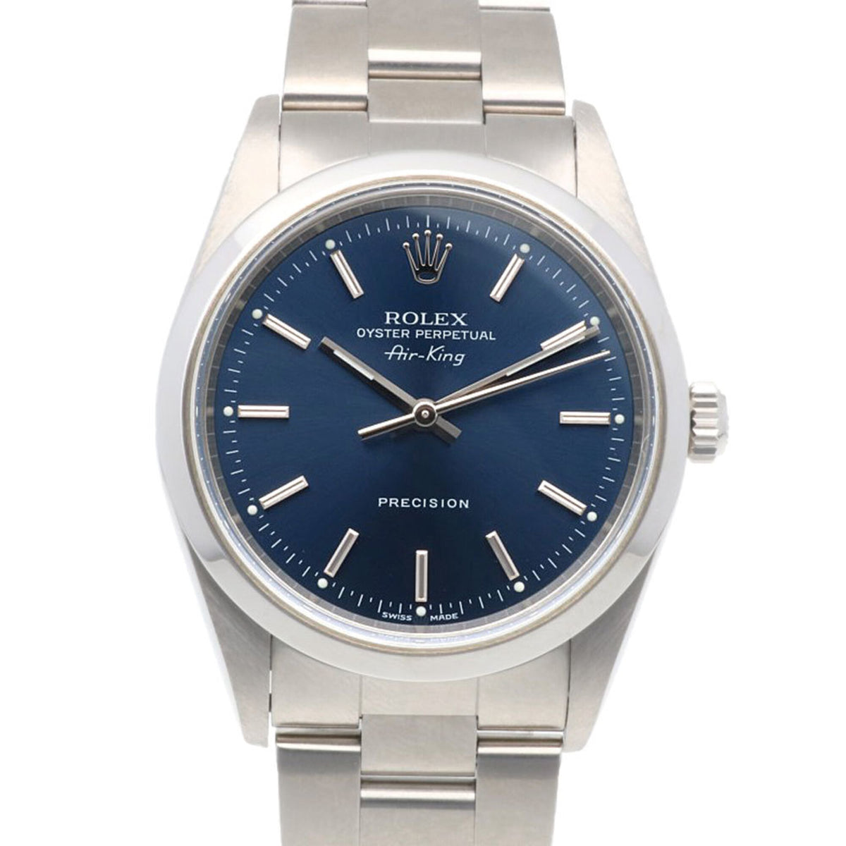 Montre Rolex Air-King Oyster Perpetual 14000M Bleu Cadran 34 mm