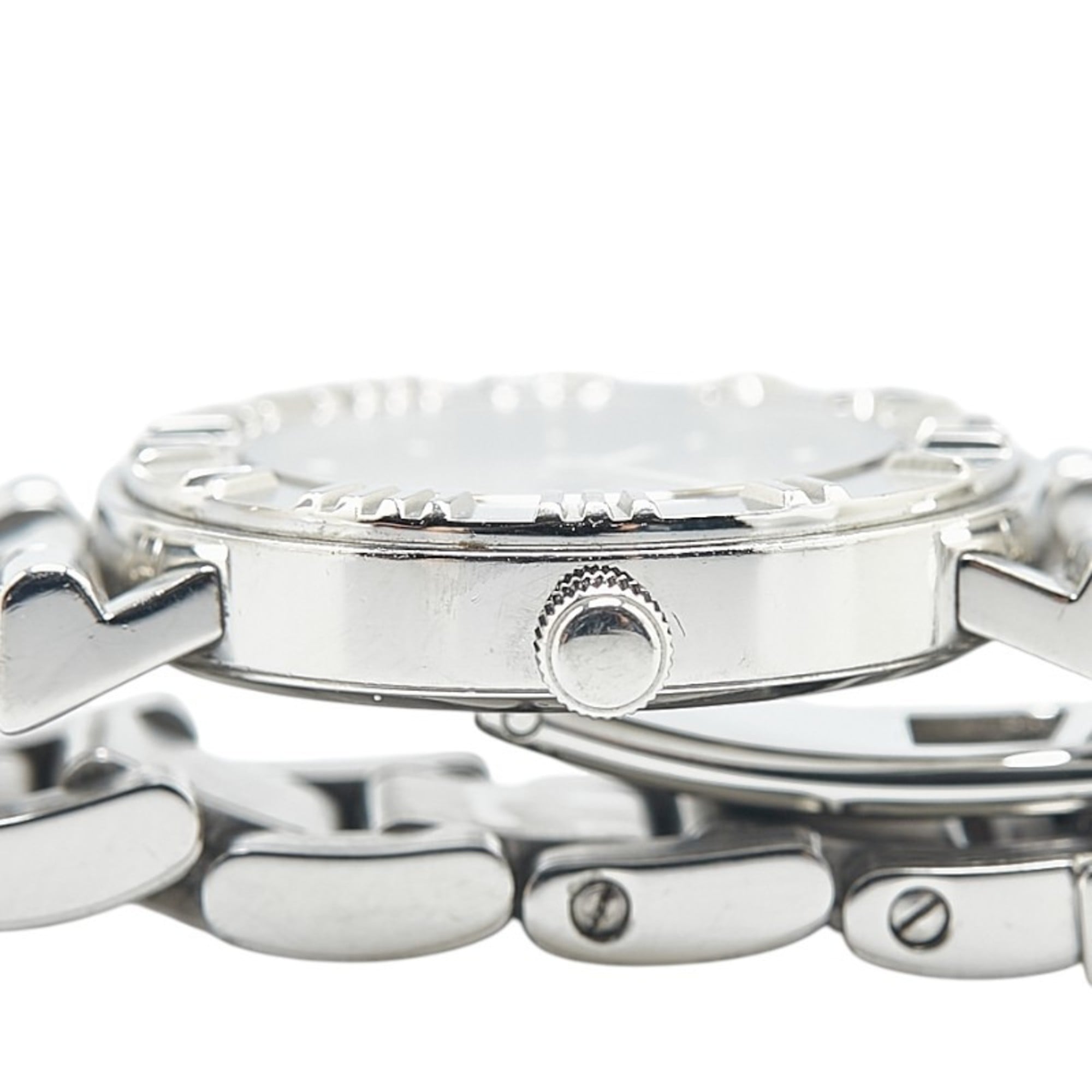 Tiffany Atlas-horloge, kwarts, zwarte wijzerplaat, roestvrij staal, dames, TIFFANY&Co.;