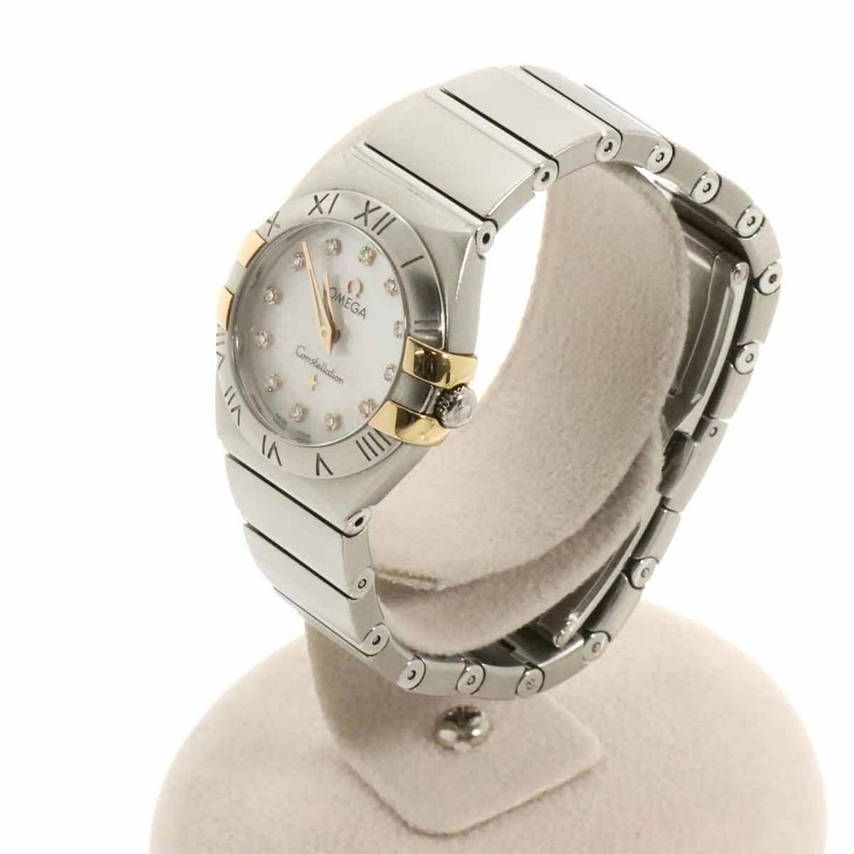 Montre Omega Constellation brossée 123 20 24 60 55 005 Blanc, cadran, boîtier de 24 mm