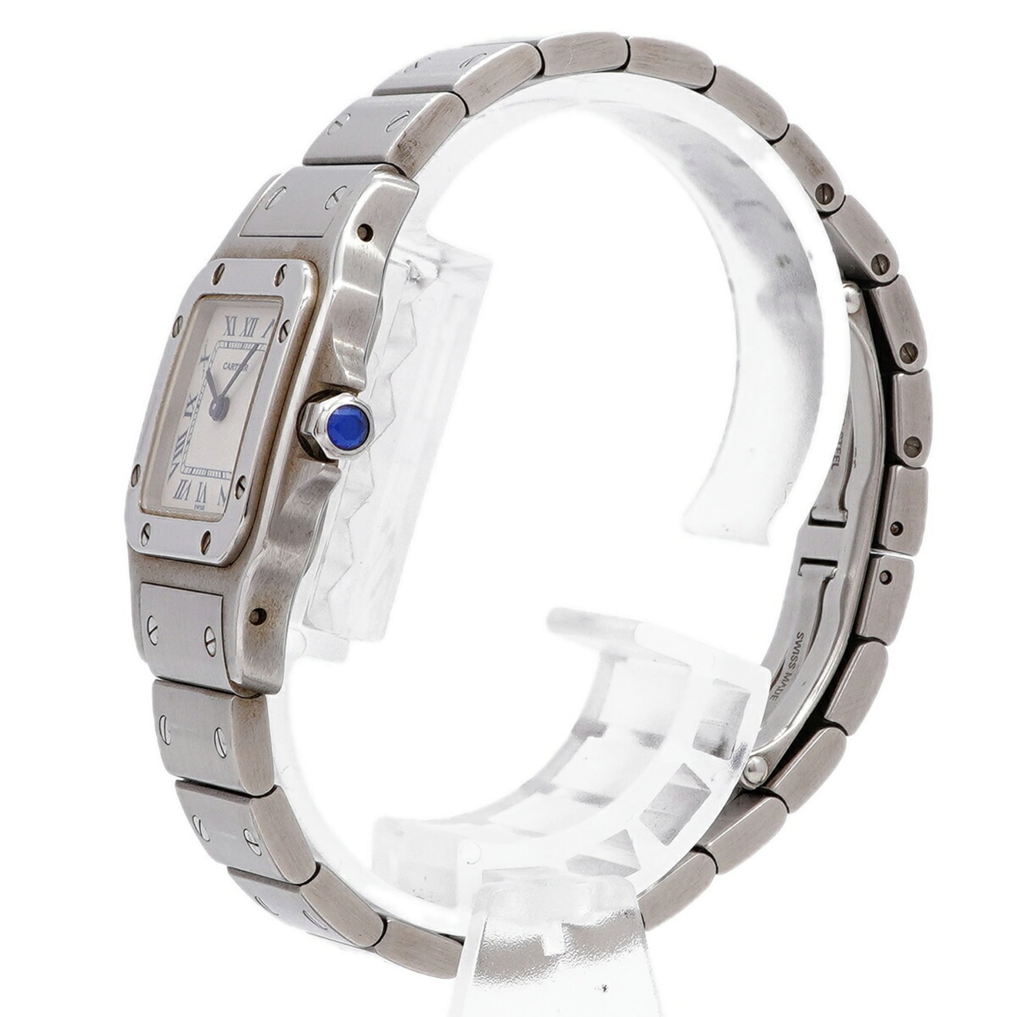 Montre Cartier Santos Galbee SM W20017D6 Ivoire avec cadran de 23 mm
