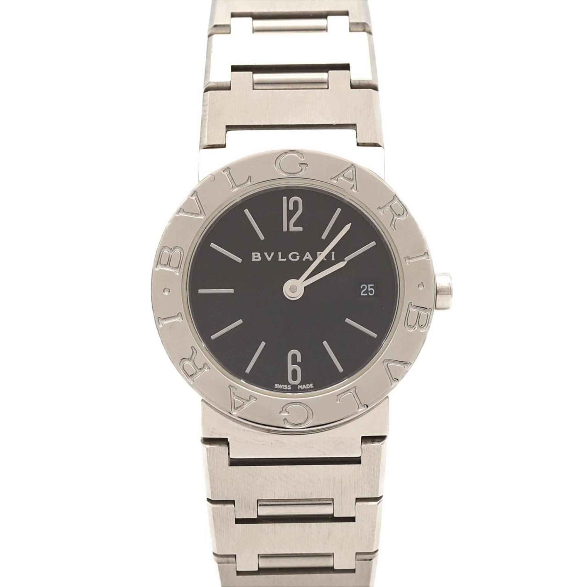 Bvlgari Bulgari Bulgari BB26SSD Black Dial 26mm Watch