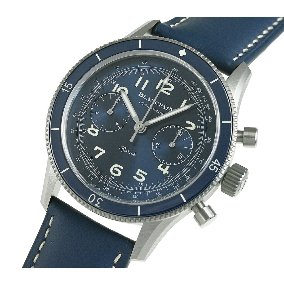 Blancpain Air Commando AC02-12B40-63B, blaues Zifferblatt, 42 mm Uhr