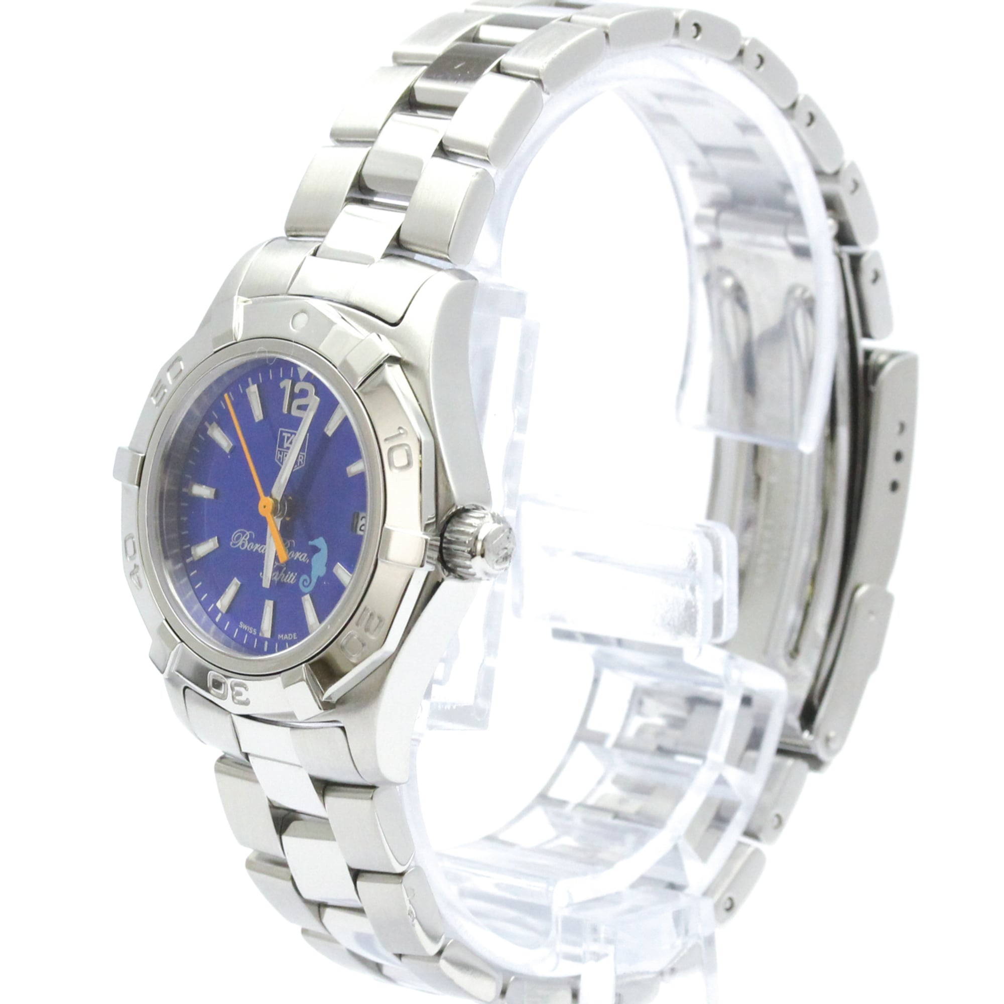 TAG HEUER Aquaracer Borabora Tahiti LTD Edition Watch WAF141R Polished