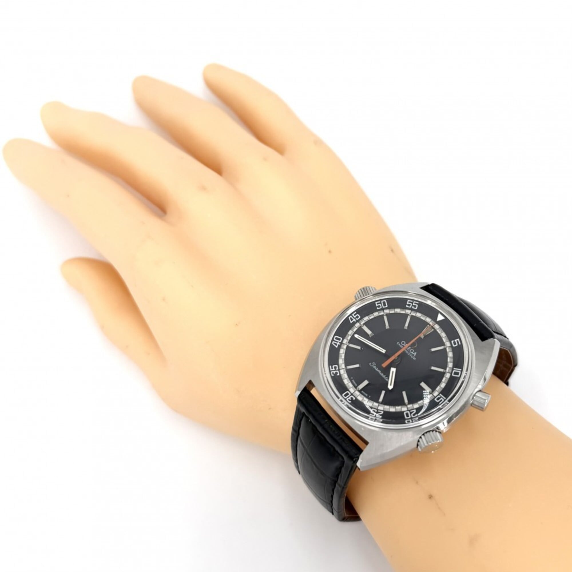 Omega Seamaster calibre 865 Chronostop MT, lunette intérieure 145008 Noir Cadran 40mm Montre
